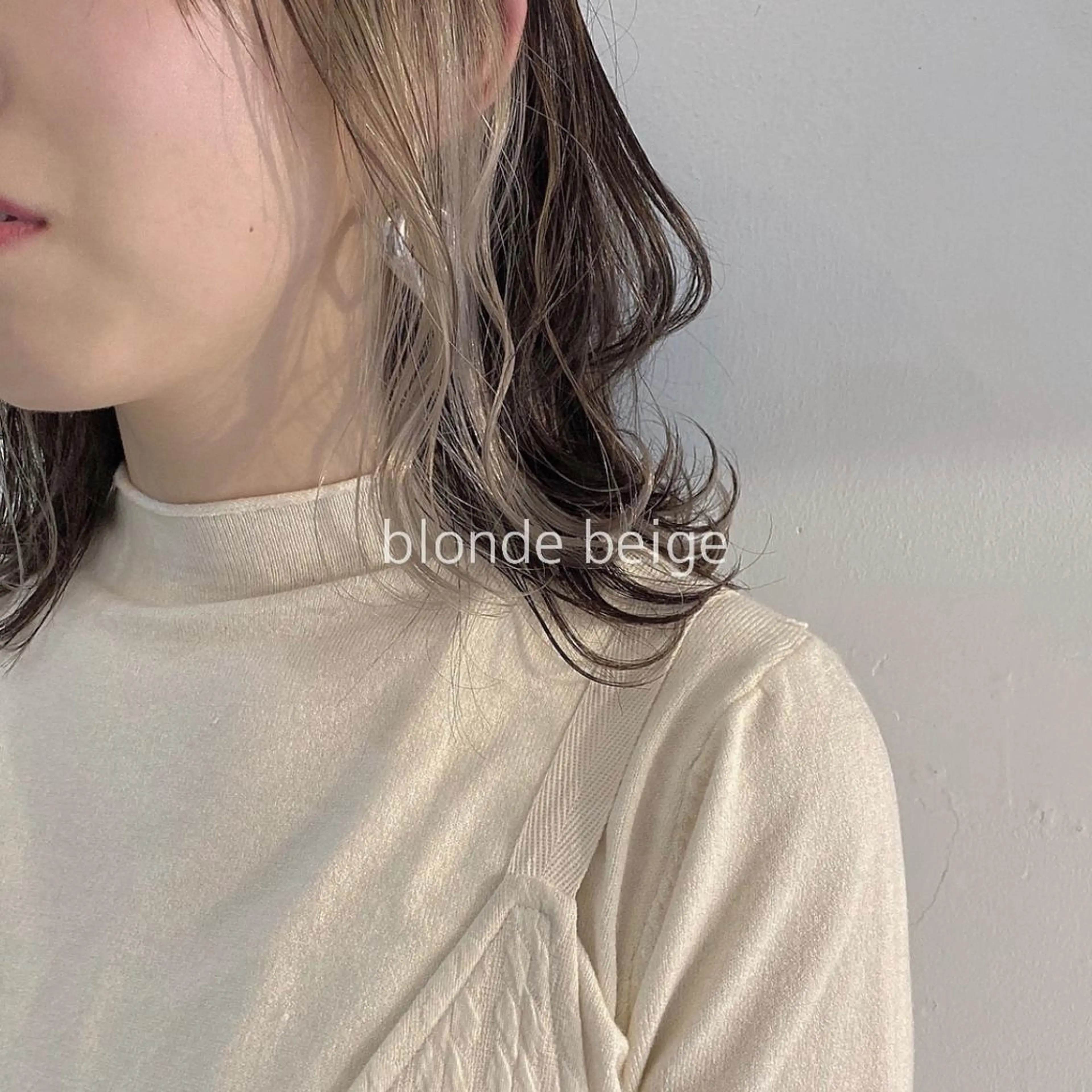 ミディアム カラー CLUTCH天王寺 西藤遥河のヘアスタイル