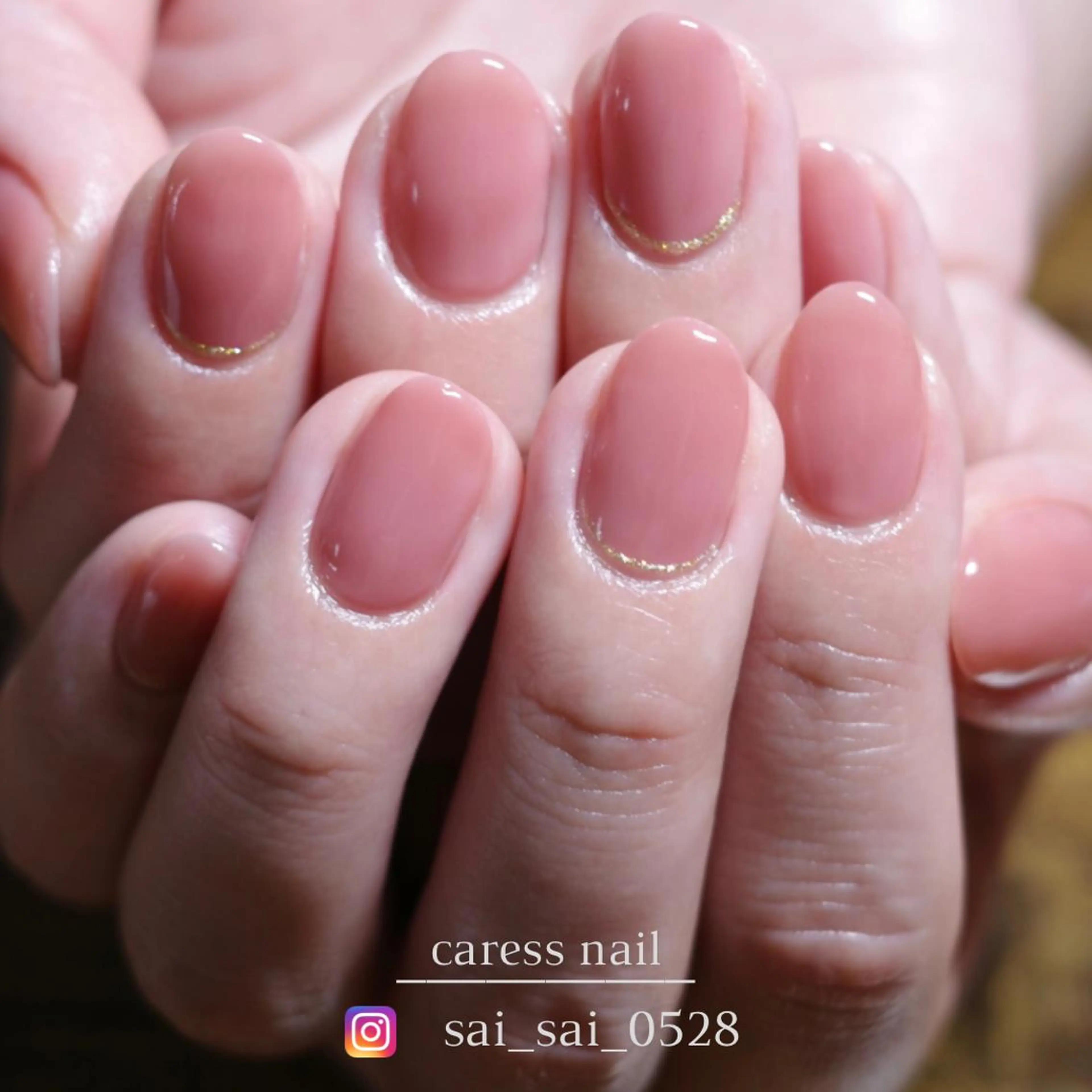 ネイル ラメ(グリッター) caress nail カレスネイル 代々木上原所属・カレスネイル さいのネイルデザイン
