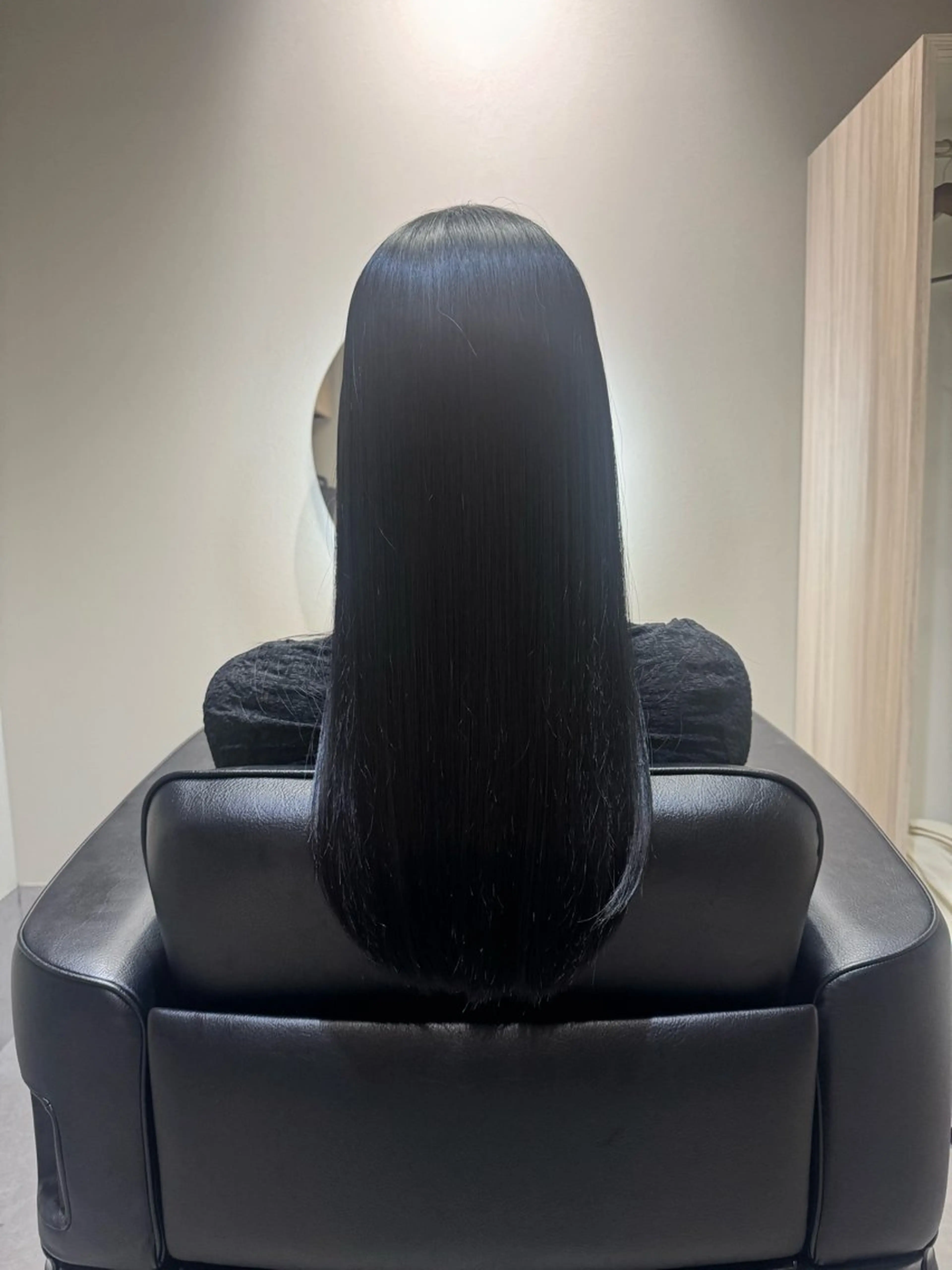 ロング カット 縮毛矯正 トリートメント NAVY 橋本心 縮毛矯正のヘアスタイル