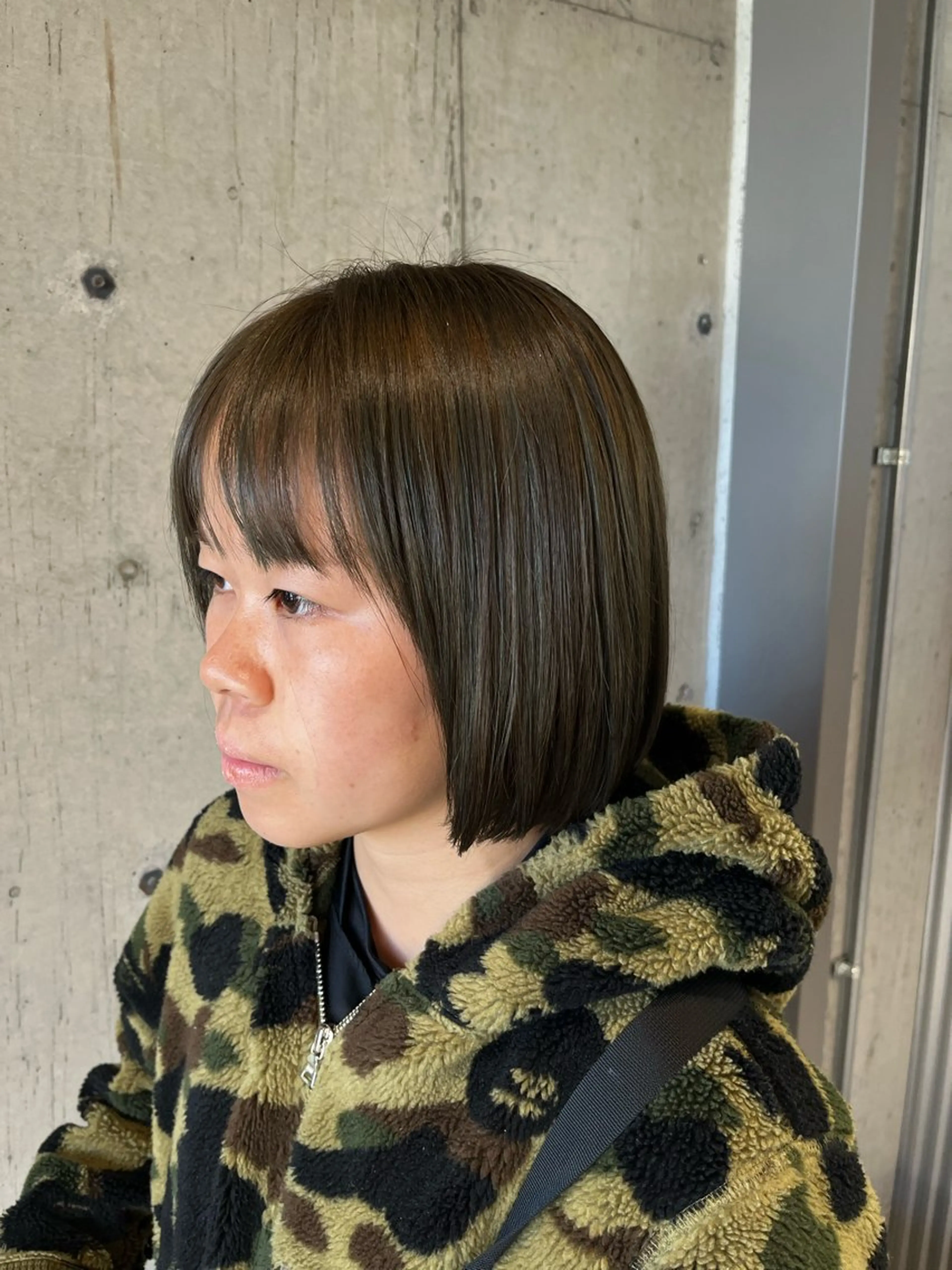 ミディアム カラー ヘアアレンジ カット ヘアカラー トリートメント 髪質改善・艶カラー・ ボブ・リクト💥のヘアスタイル