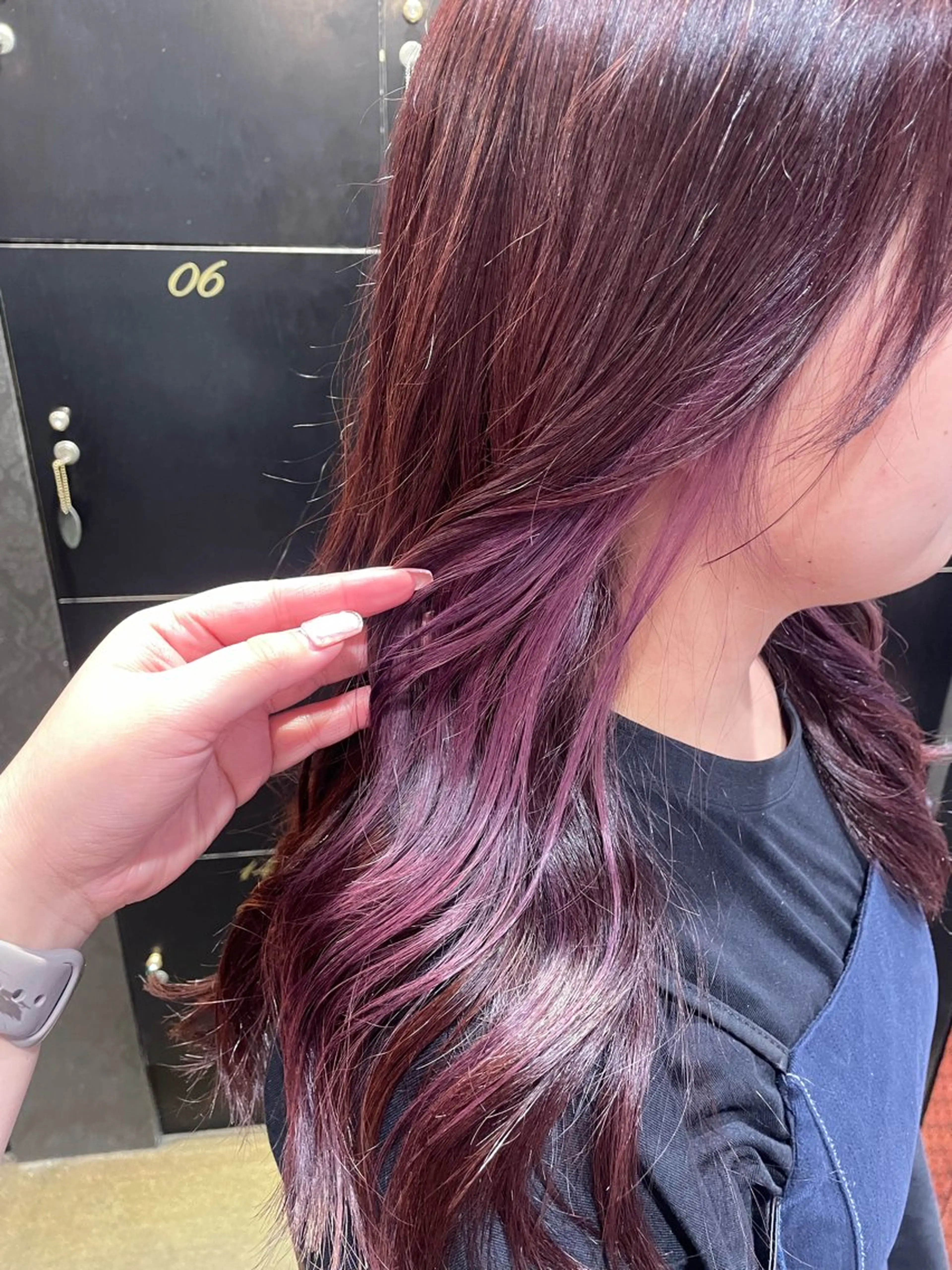 ロング カラー ヘアカラー トリートメント 💞暖色カラー 💞risaのヘアスタイル