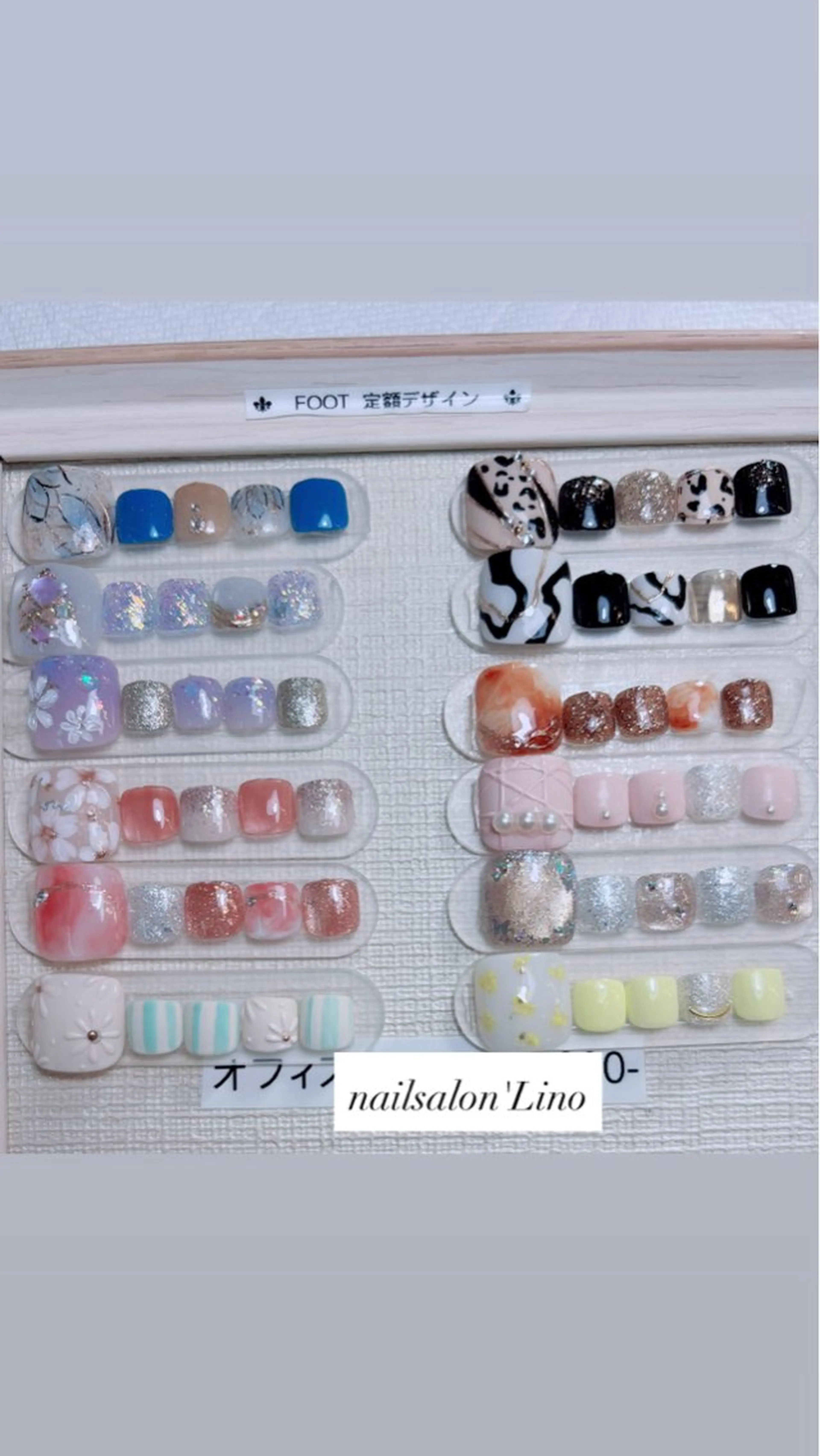 ネイル フットネイル Lino𓂃⟡.· Chizuruのネイルデザイン