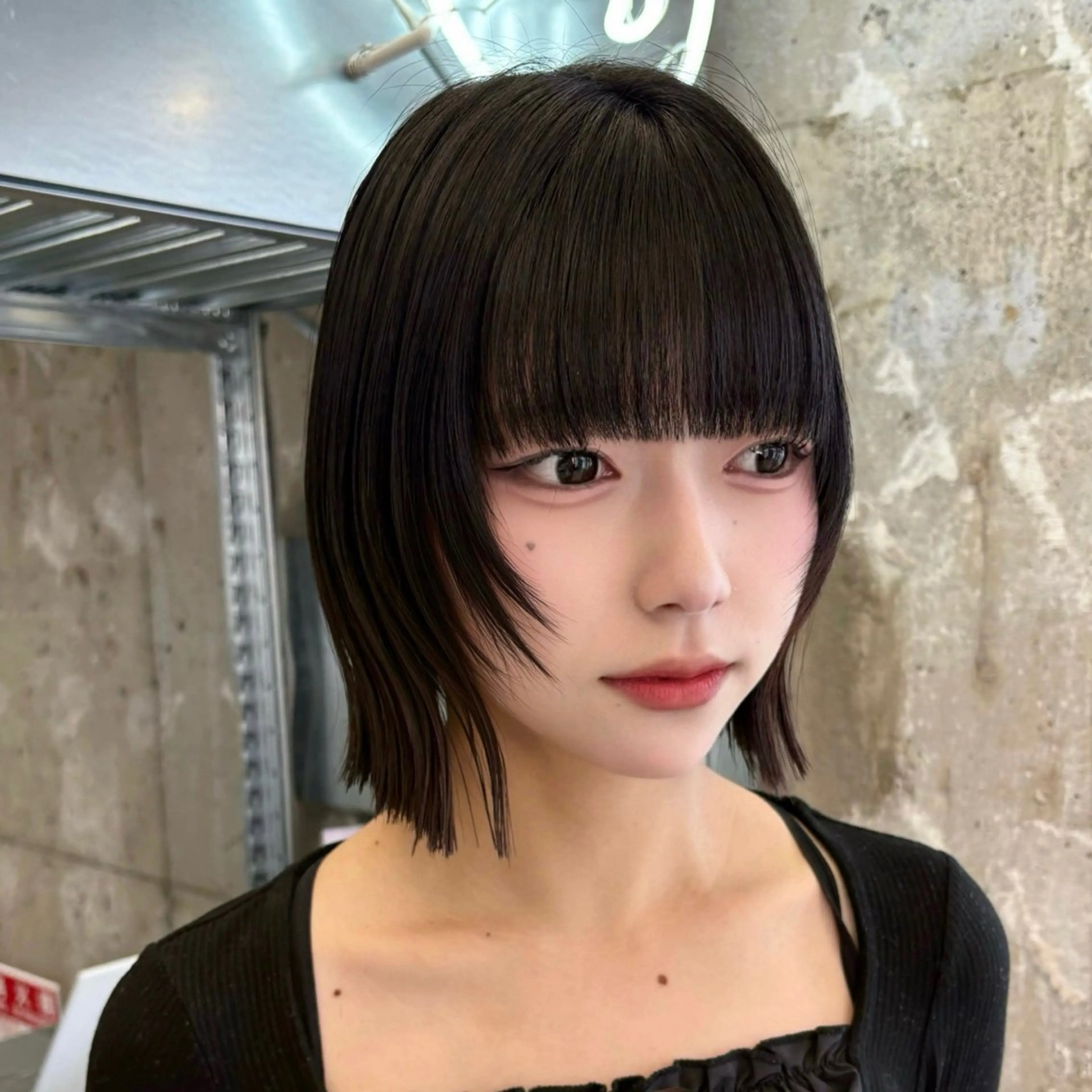 ショート カラー カット ヘアカラー トリートメント ✨縮毛矯正/ボブ✨ 佐藤 さくらのヘアスタイル