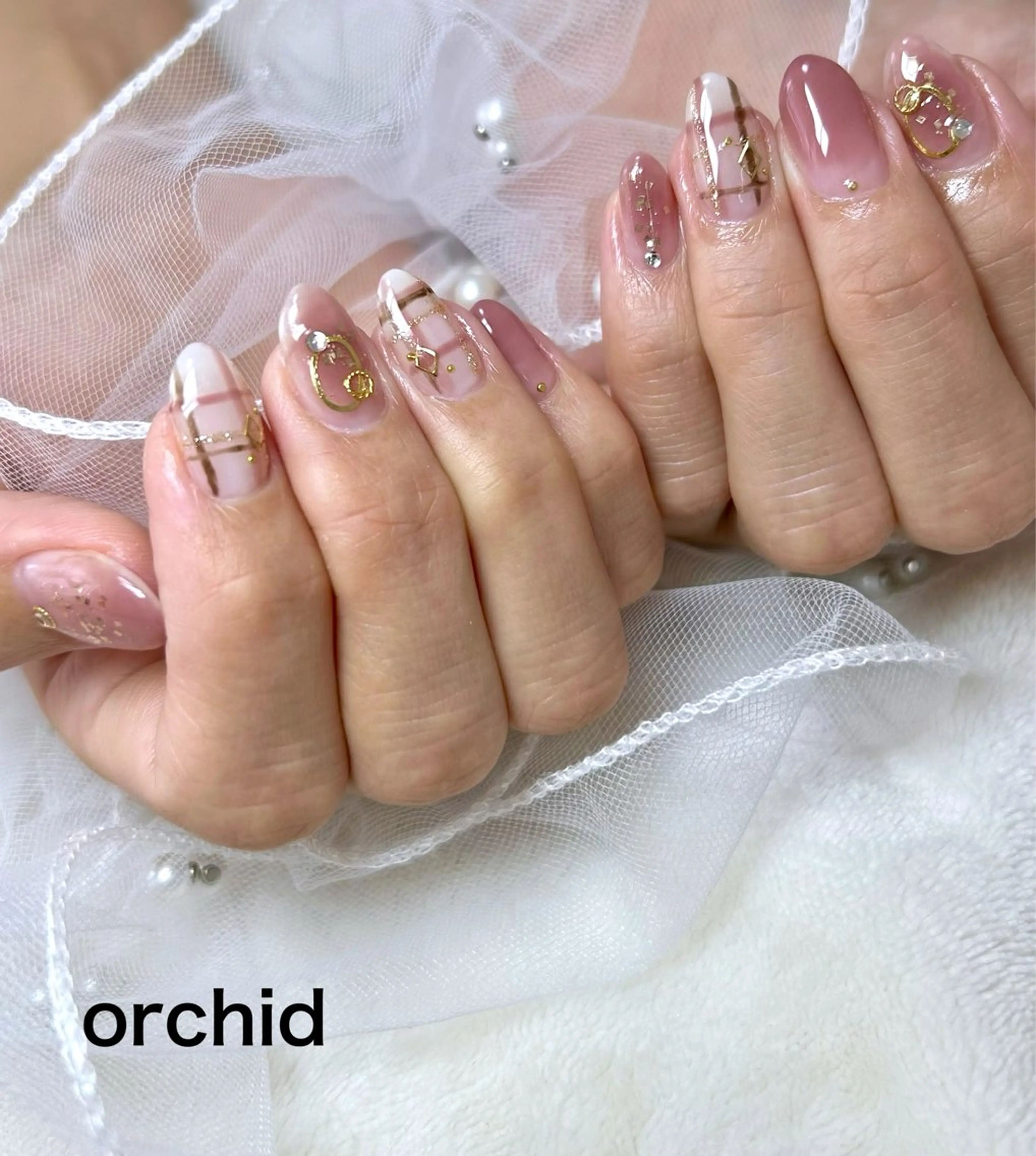 ネイル orchid ♡オーキッドのネイルデザイン