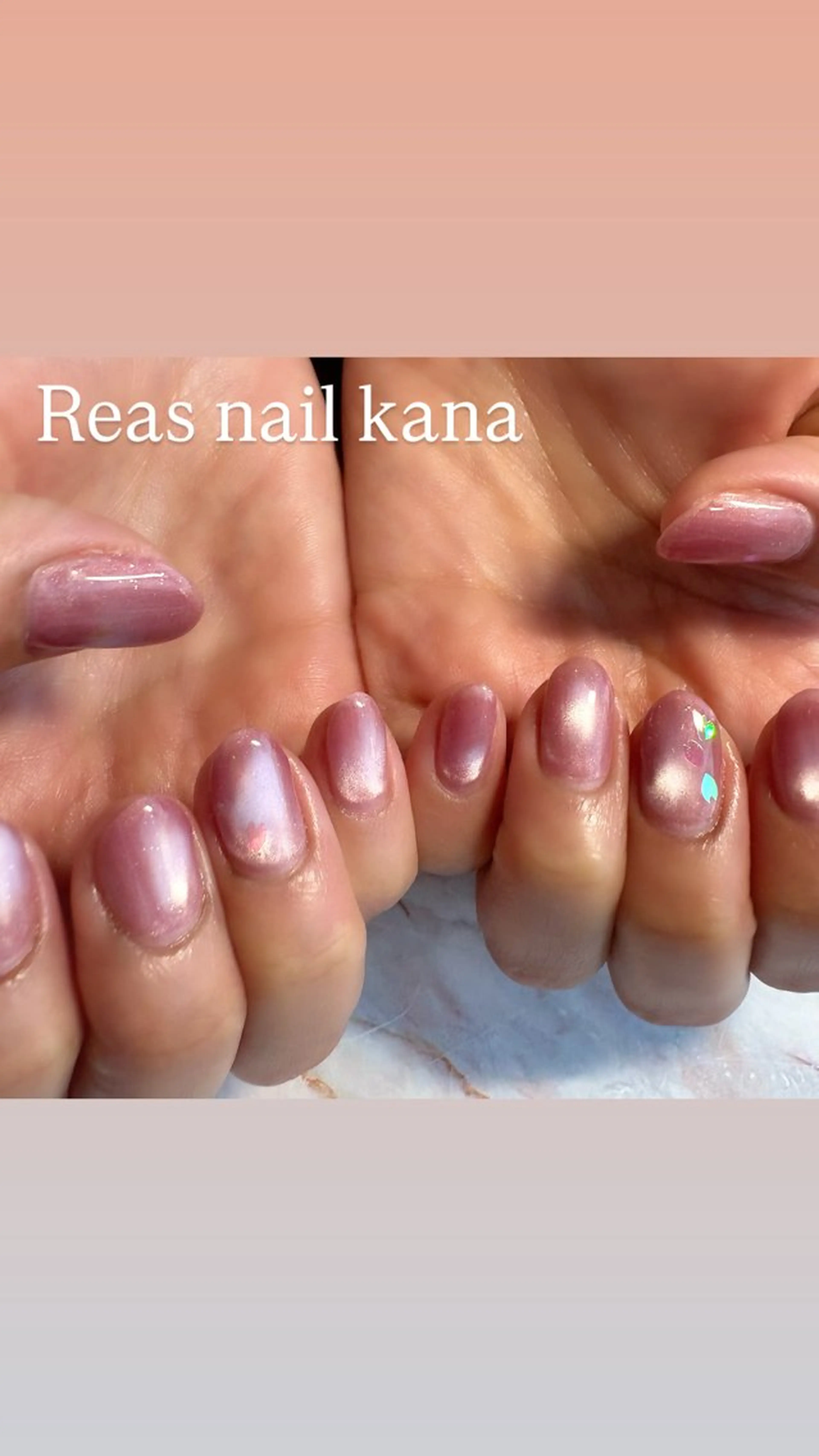ネイル マグネットネイル Reas  nail&eyelash所属・Reas nail kanaのネイルデザイン