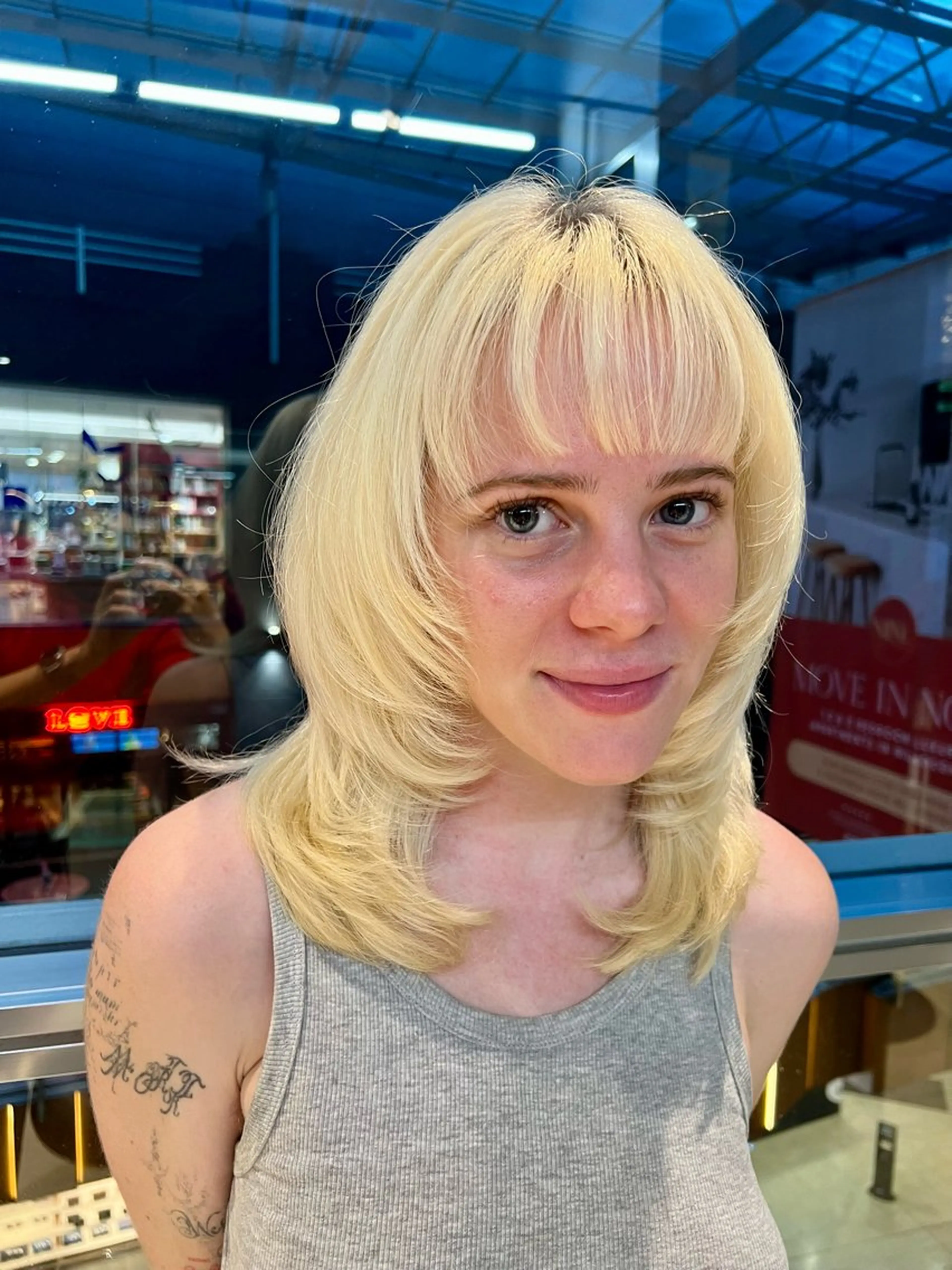 ミディアム カット ヘアカラー トリートメント 舟橋 瑞稀のヘアスタイル