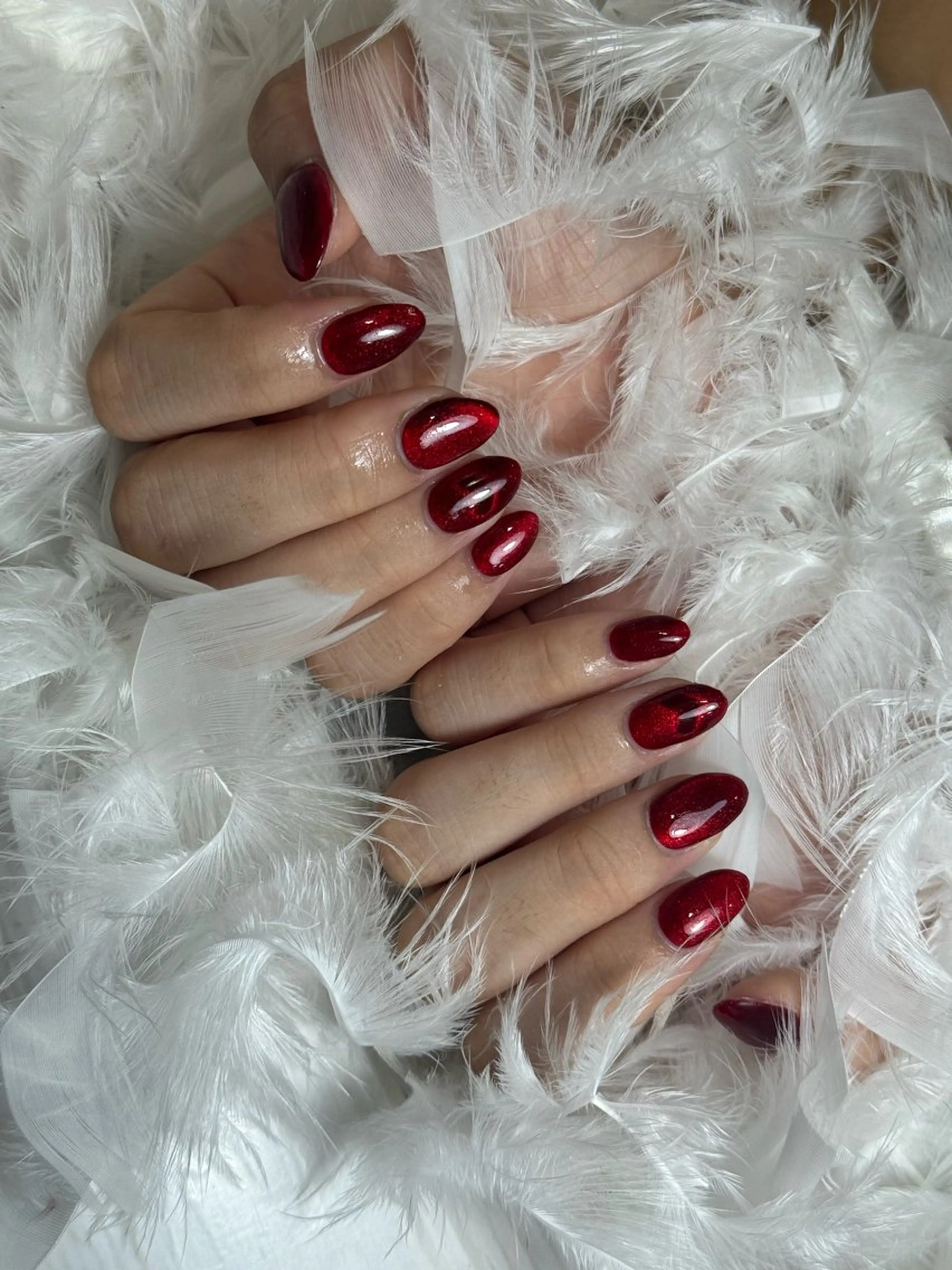 ネイル ハート マグネットネイル ハンドネイル DIAMOND Nail🥇のネイルデザイン