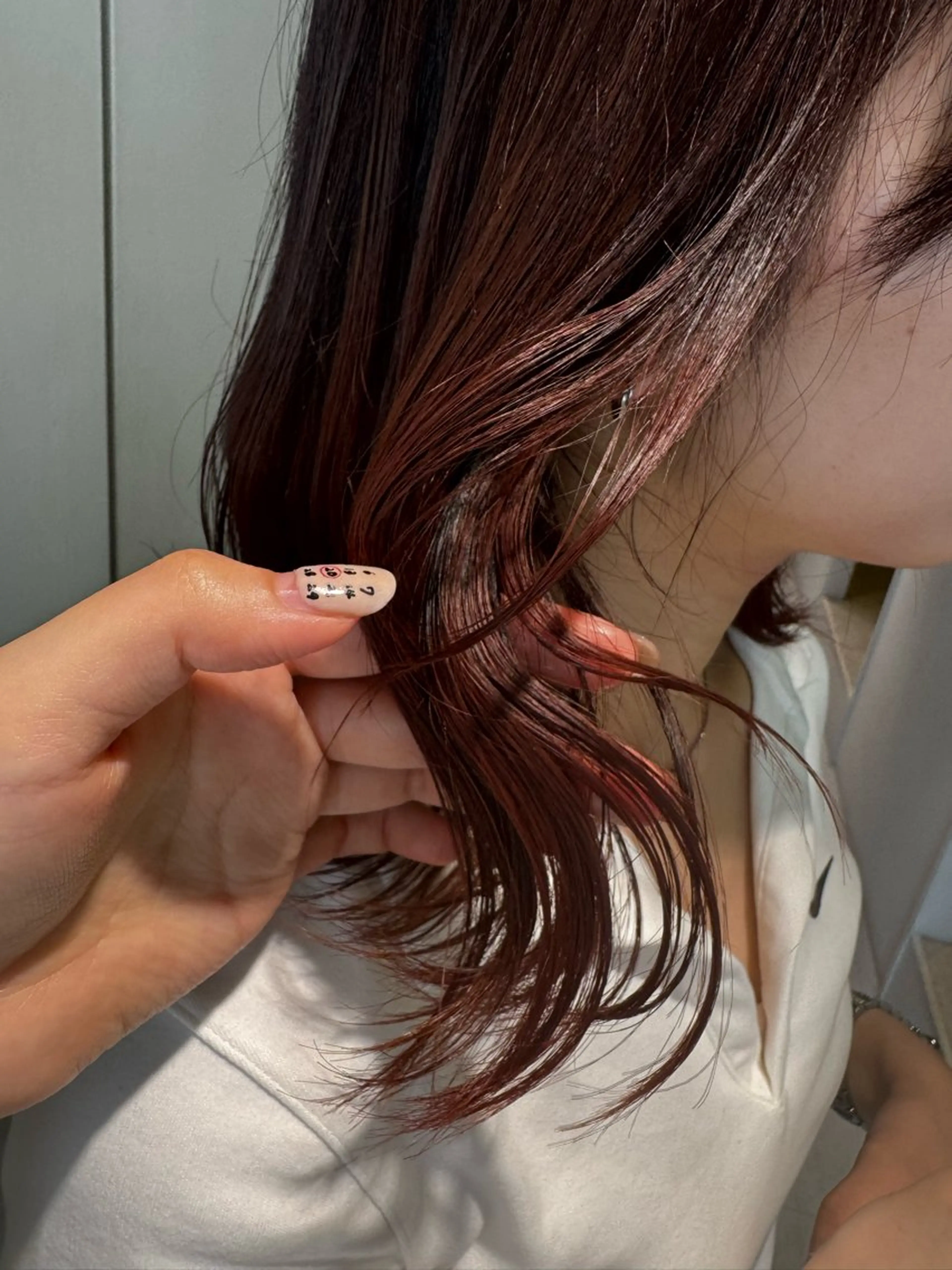 カラー 村田 茉優のヘアスタイル