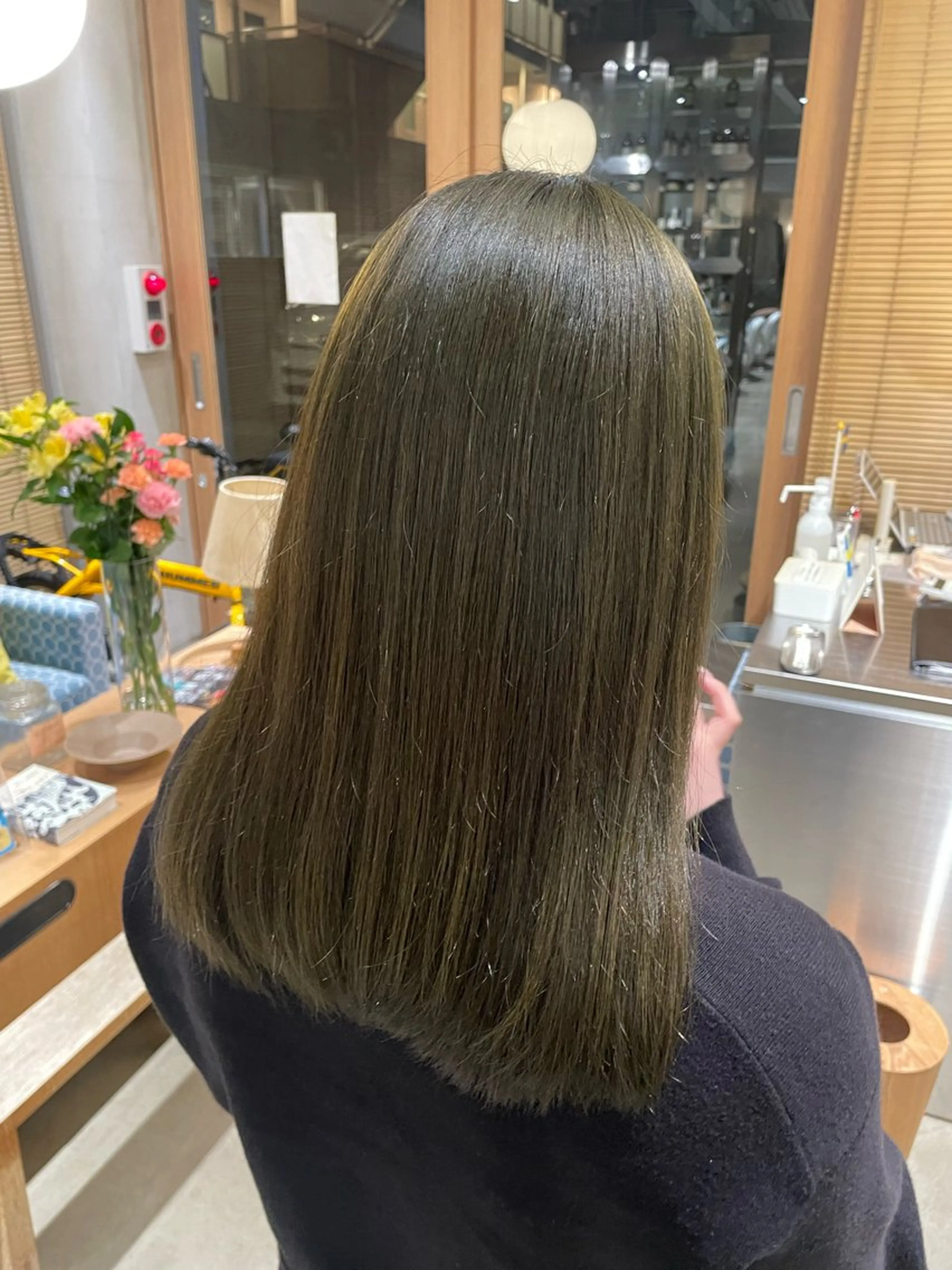 ロング カラー 透明感カラー ダブルカラー 樋口 花穂のヘアスタイル