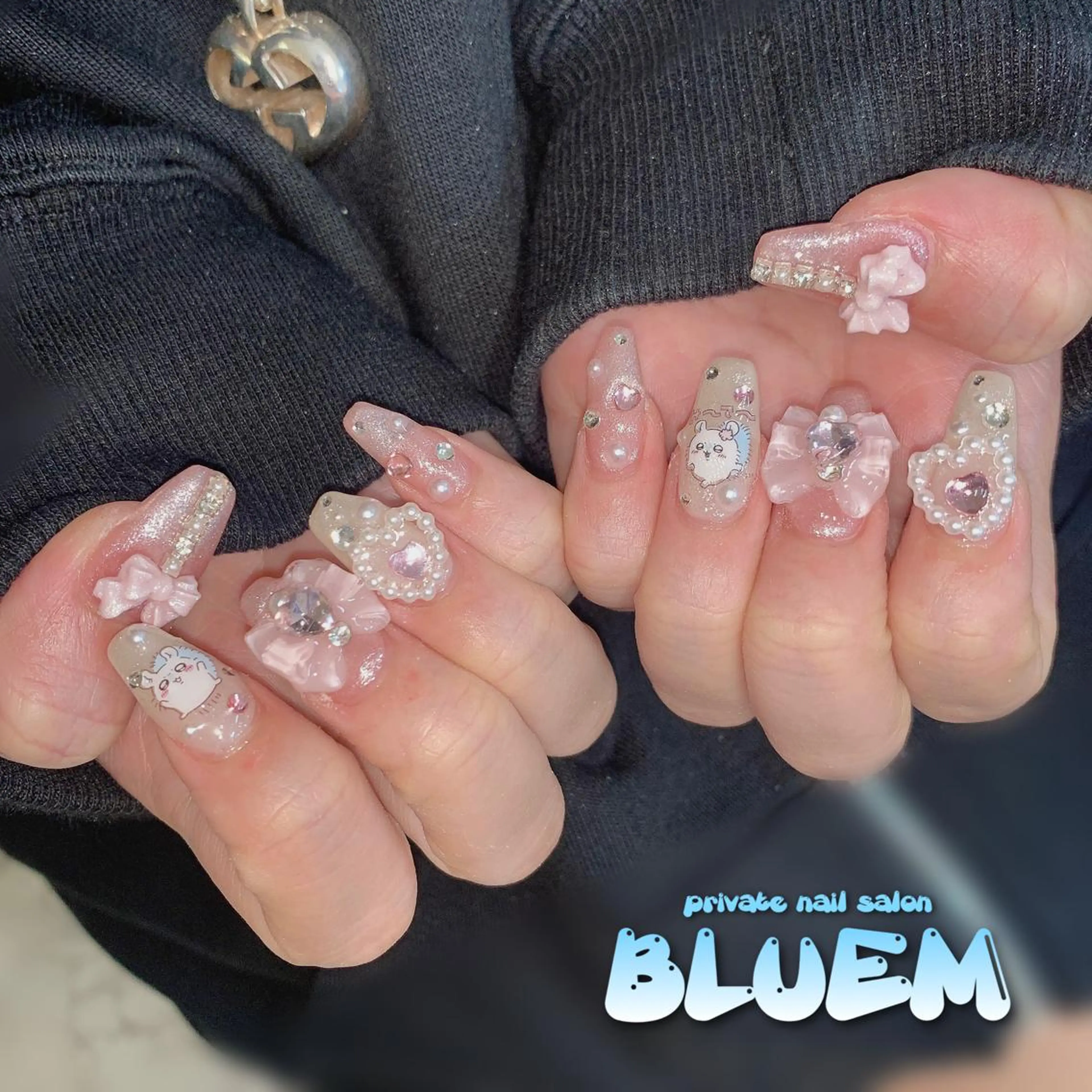 ネイル ハンドネイル BLUEM なな🐶のネイルデザイン