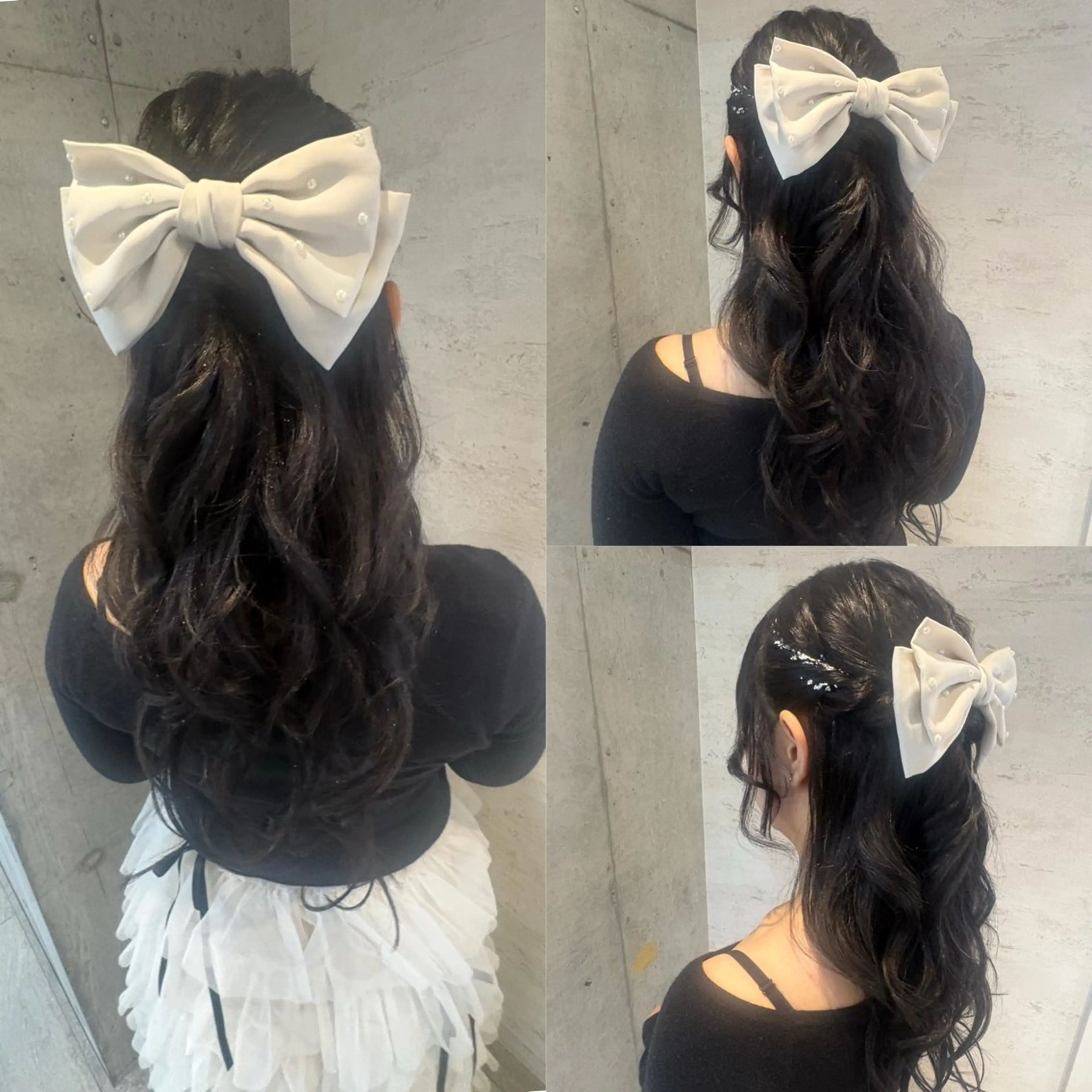 ロング ヘアアレンジ ハーフアップ エクステ Reve  resort所属・美髪× ヘアセット✨Araiのヘアスタイル