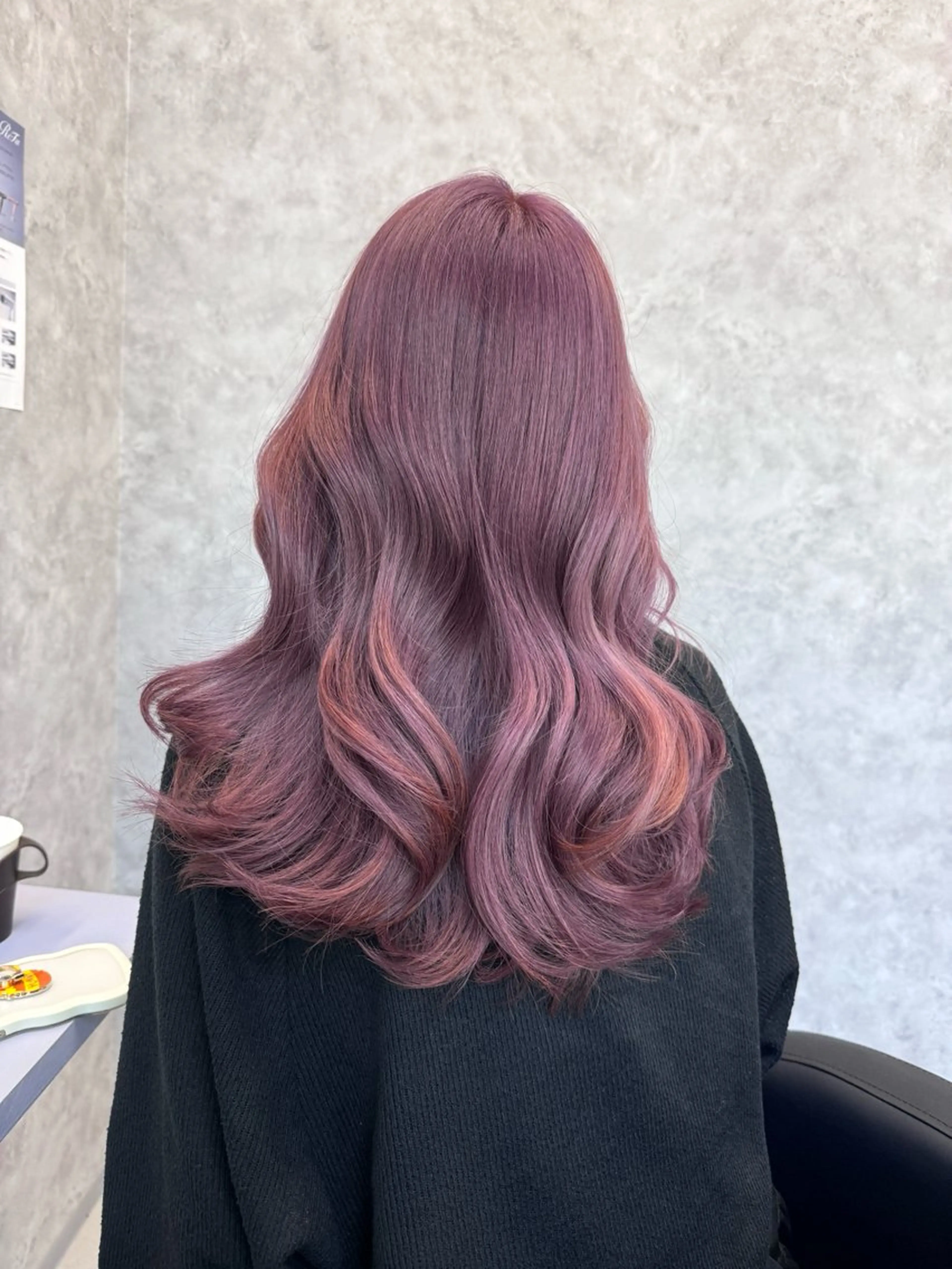 ロング 韓国風カラー🤎 𝒄𝒉𝒊𝒌𝒂のヘアスタイル