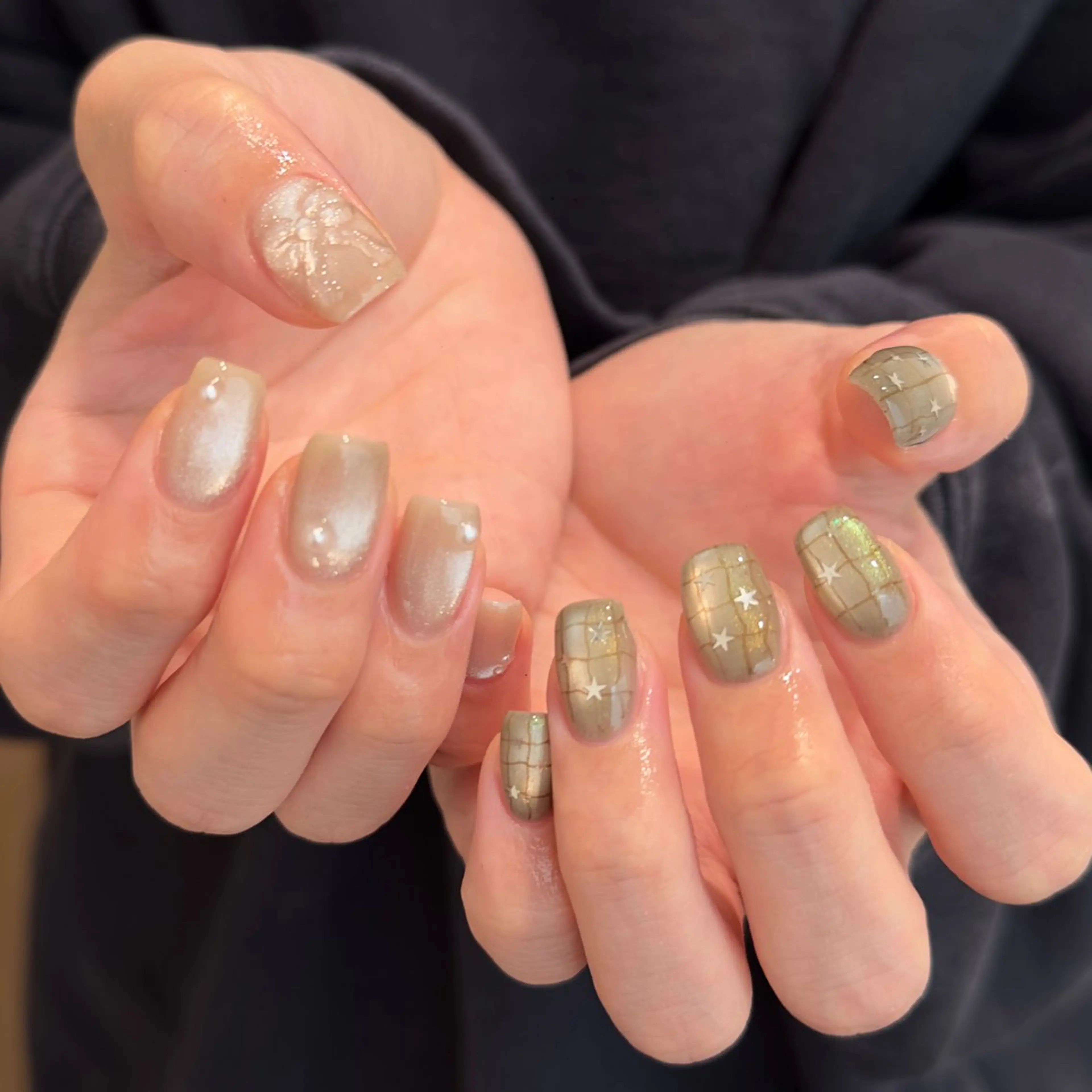 ネイル ハンドネイル 🎀 Hiyubi._.nail 🫧所属・🎀フェイ フェイ🫧💗のネイルデザイン