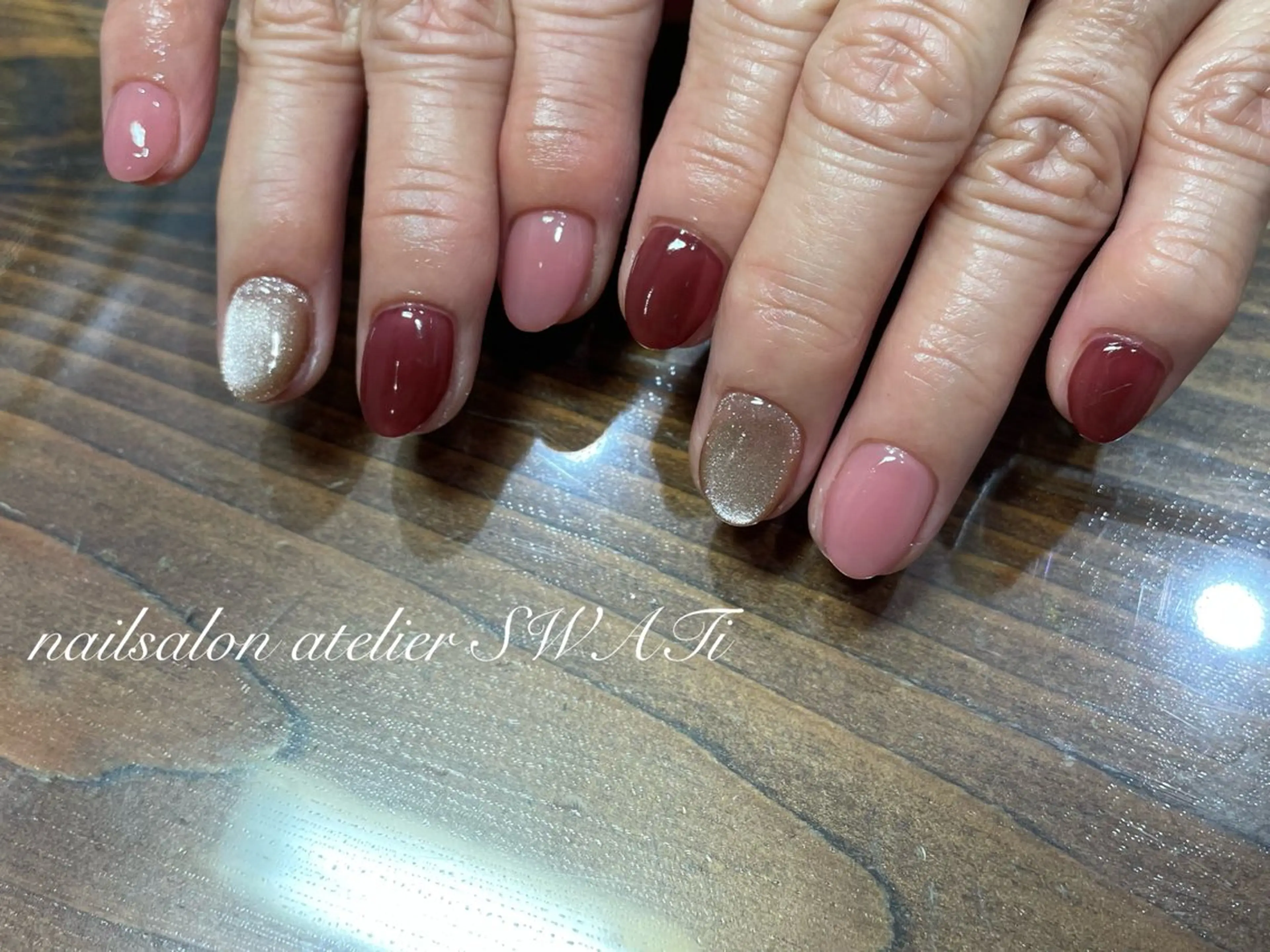 ネイル ヘアーサロン大野所属・nailsalon SWATiのネイルデザイン