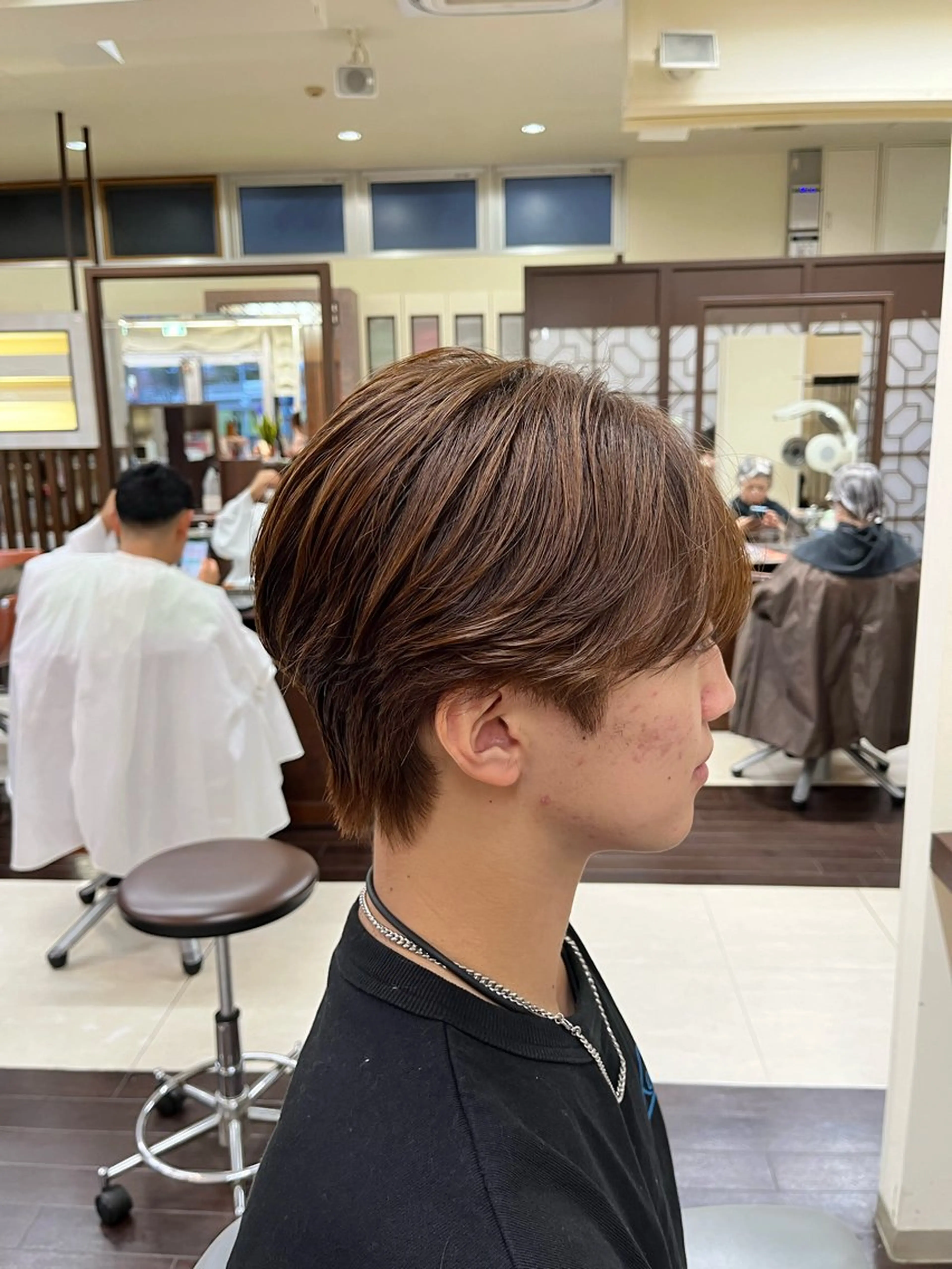 ショート パーマ メンズ メンズパーマ ニュアンスパーマ AROH  men's cut&men's perm 船橋店所属・🧊メンズ特化🧊 高木航希のヘアスタイル