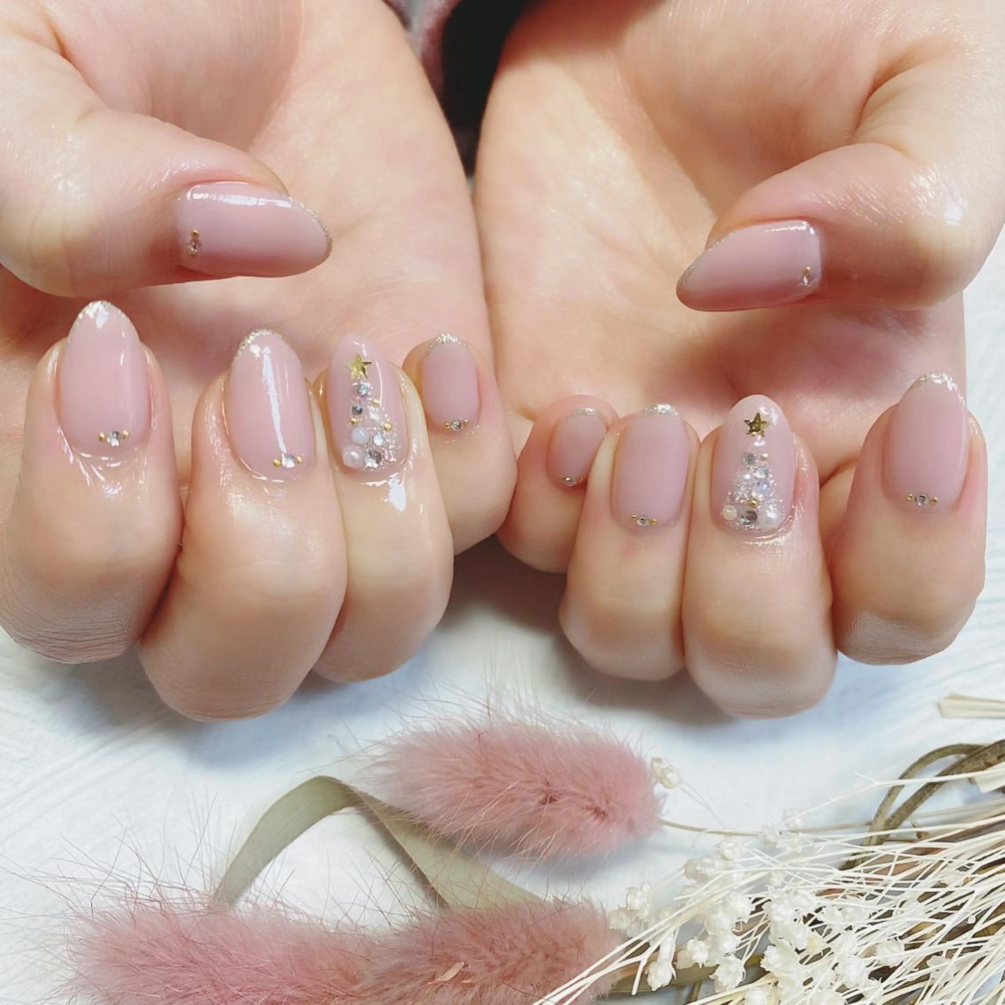 ネイル ネイルPetit Ribbonのネイルデザイン