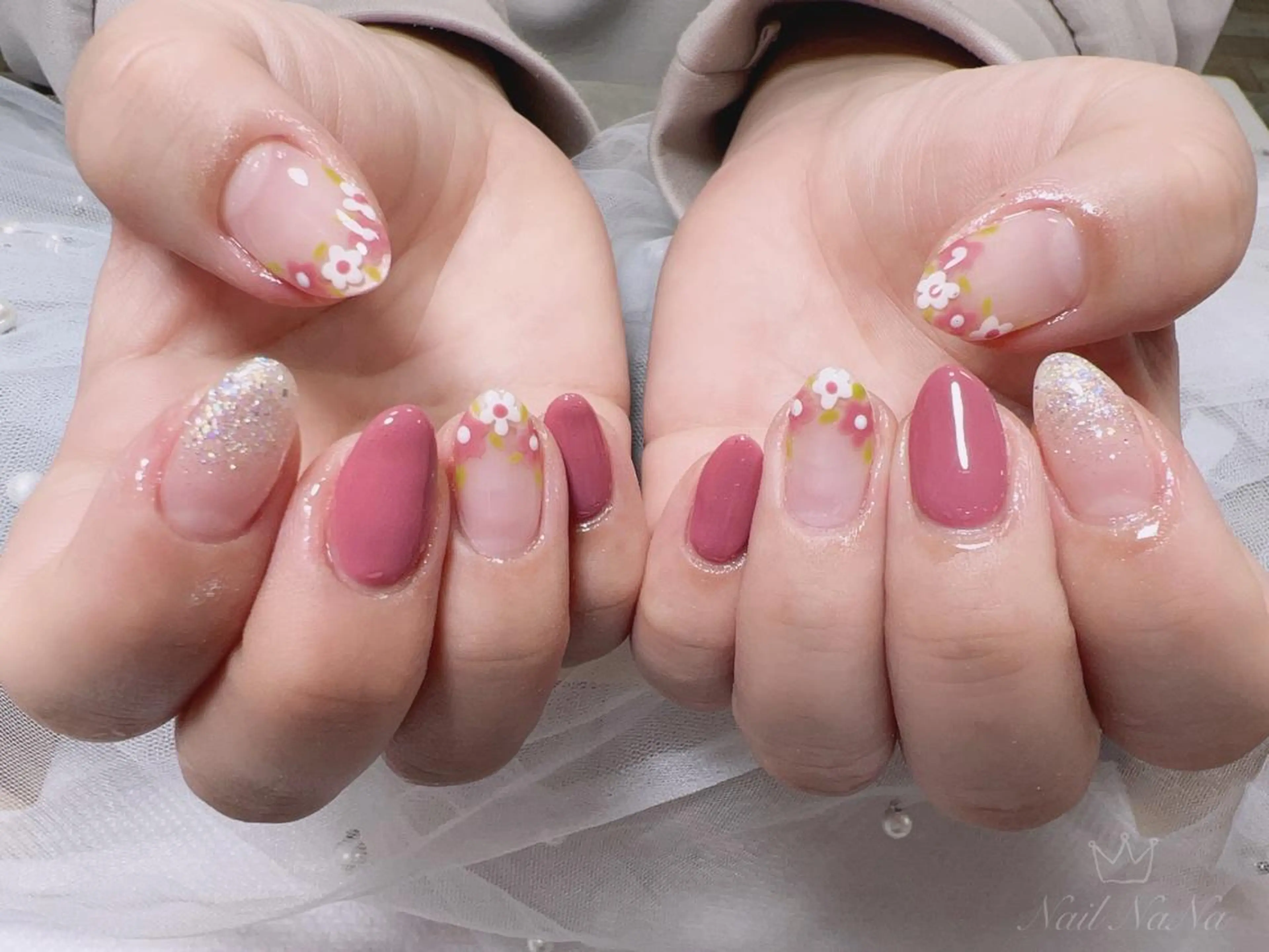 ショート カラー ネイル ハンドネイル Nail NaNaのネイルデザイン