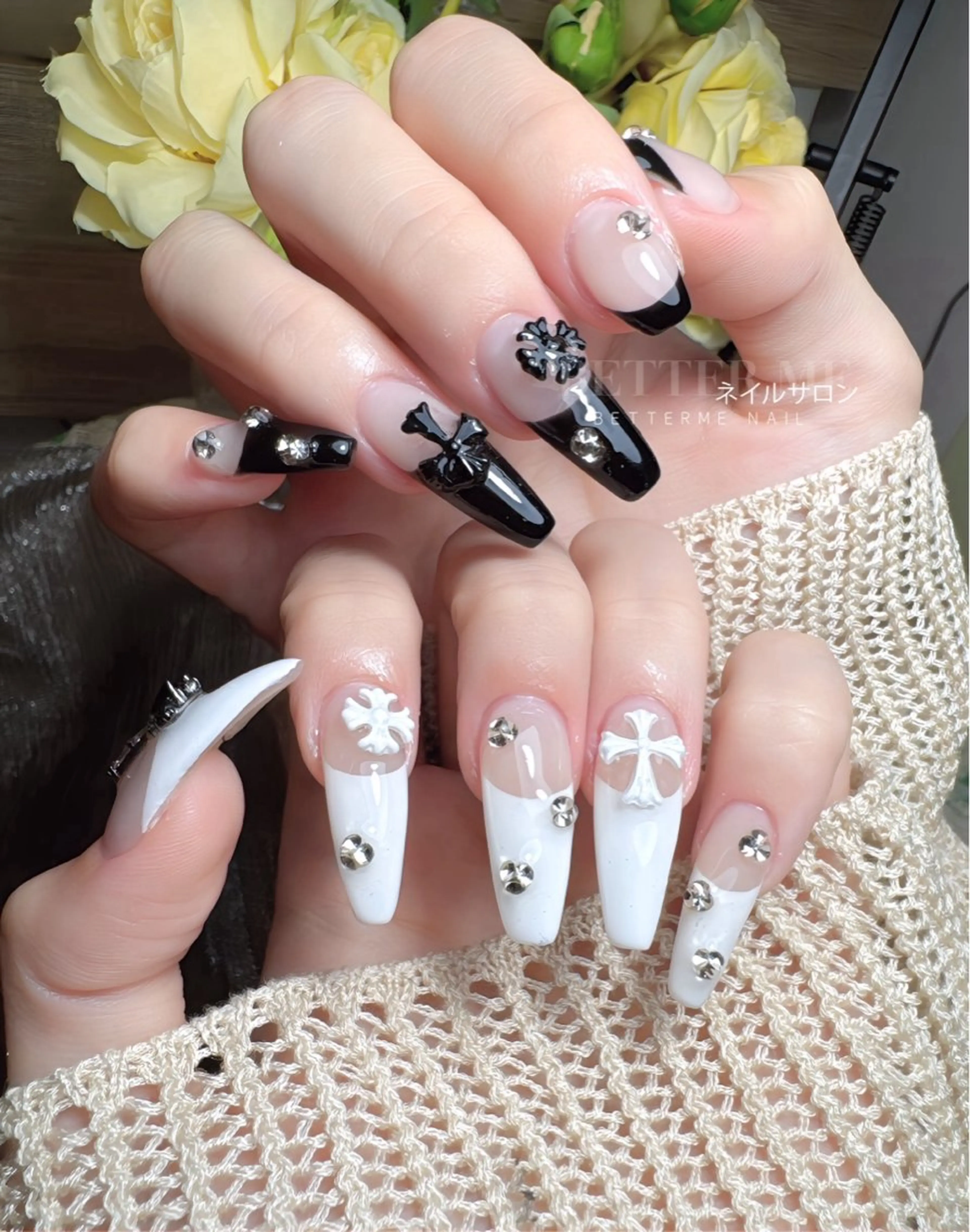ネイル フレンチネイル BETTER ME ネイルサロン池田公園のネイルデザイン