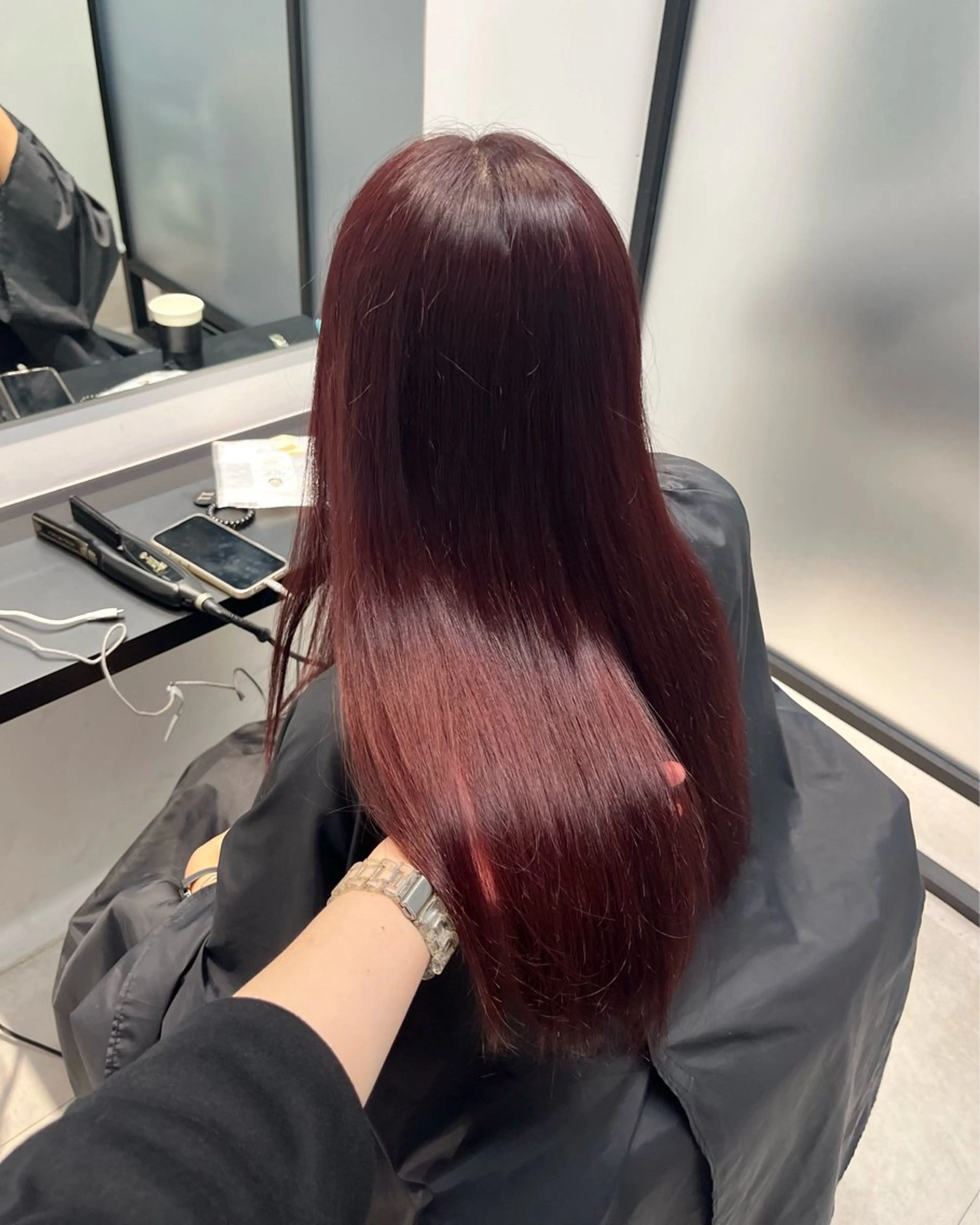 セミロング SALOWIN横浜所属・𓍯韓国style/ 髪質改善𓍯中村和希のヘアスタイル