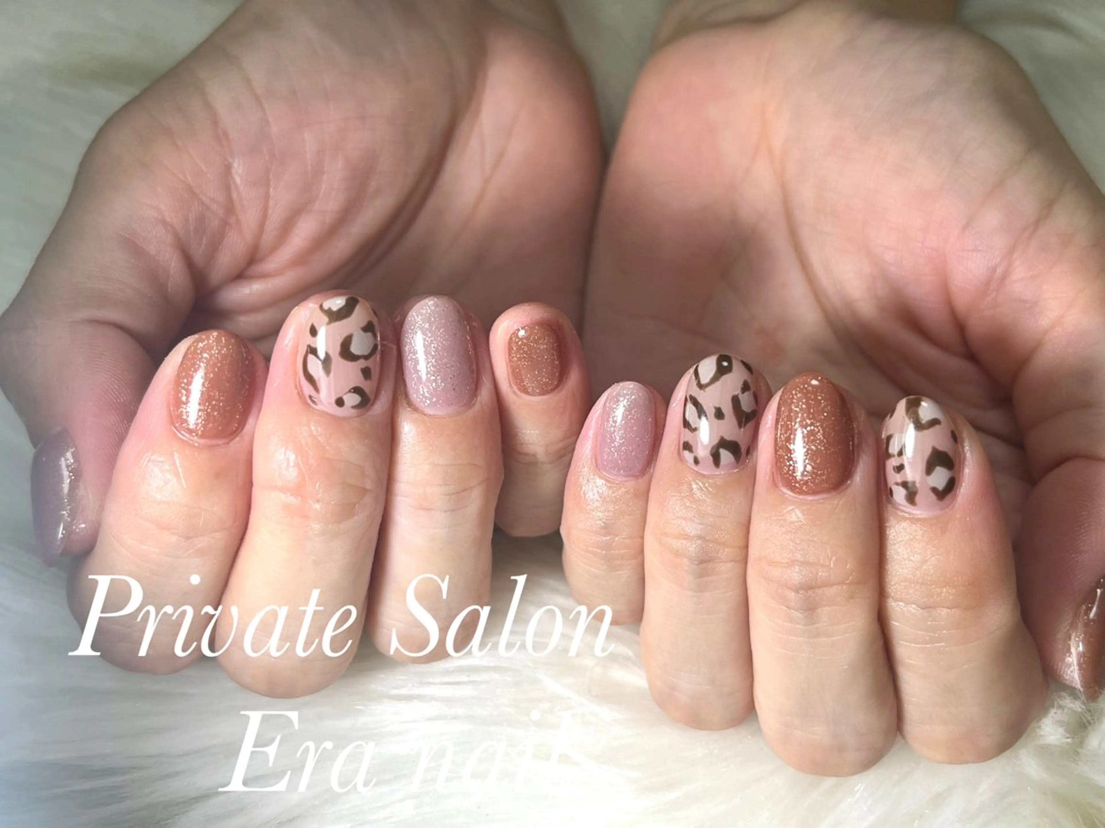 ネイル アニマル柄 Era nailのネイルデザイン