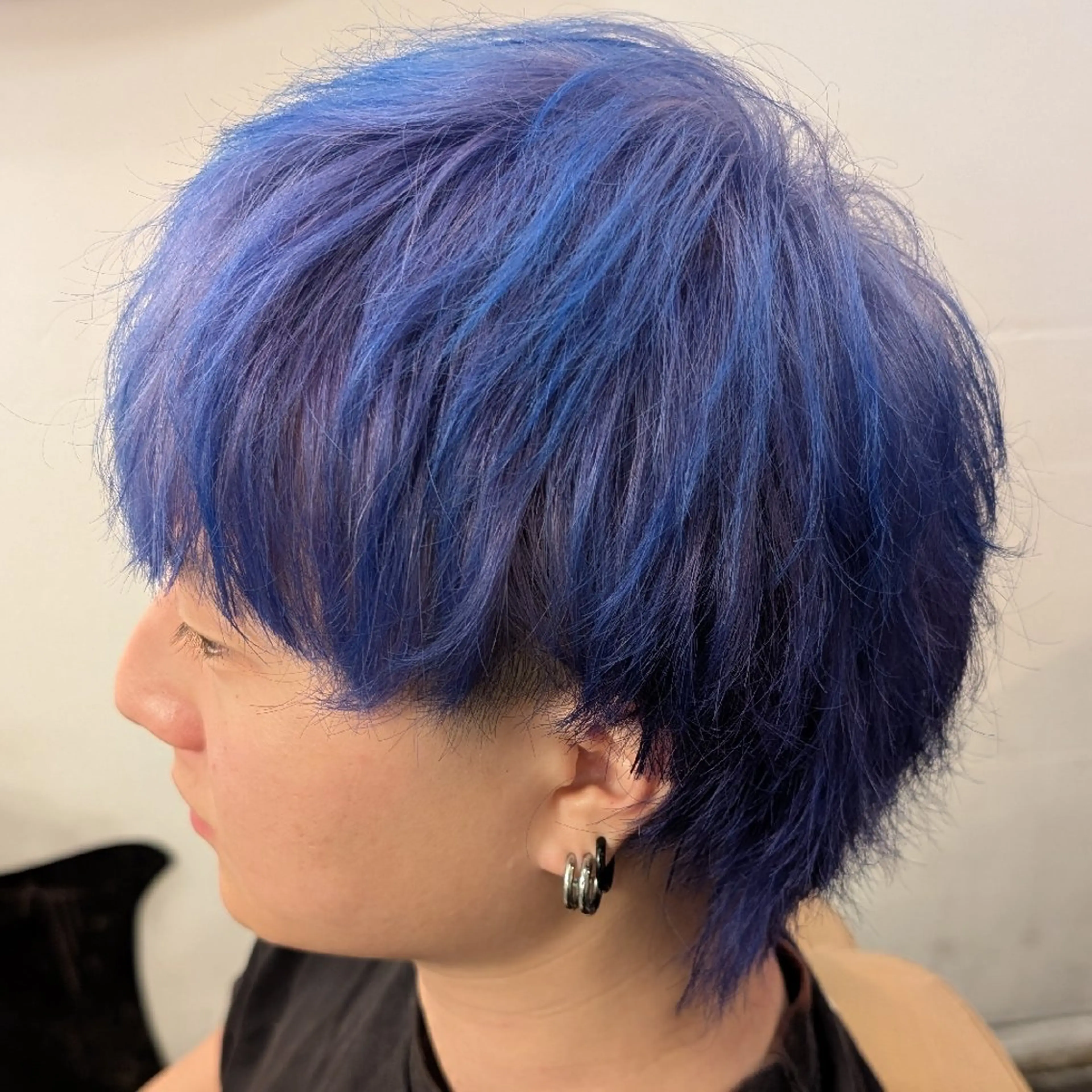 ミディアム カラー メンズ メンズブリーチ ブリーチ VOICEbarber高野店所属・今井 杏星 【フェー ド/セット/パーマ】のヘアスタイル