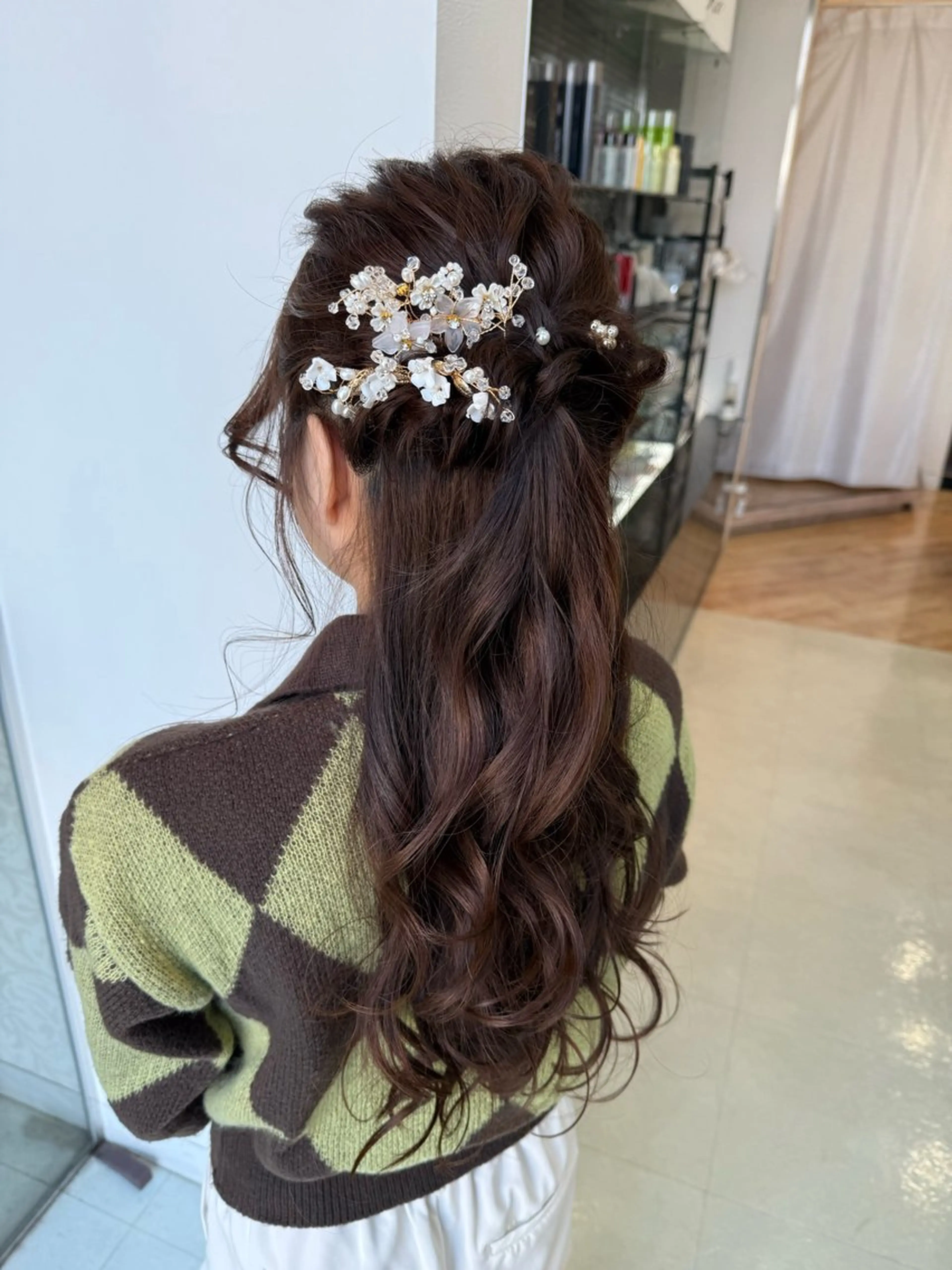 ロング ヘアーメイクWILL 西宮店所属・WILL西宮 藤原 佳奈/髪質改善/艶髪のヘアスタイル