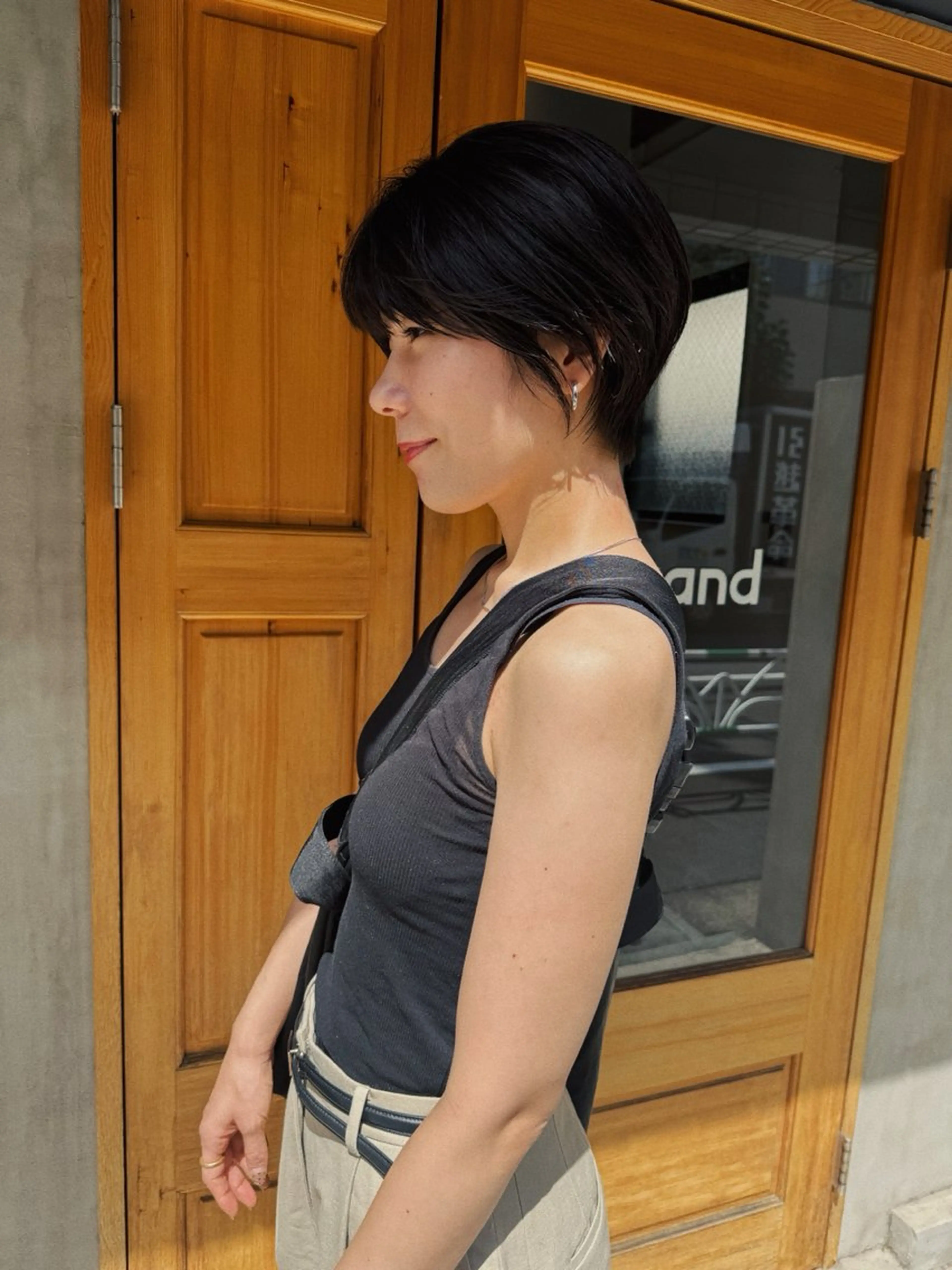 ショート カラー ヘアアレンジ ショートヘア カット ヘアカラー トリートメント ヘアセット stand所属・ニュアンスヘア🌔 nanakoのヘアスタイル