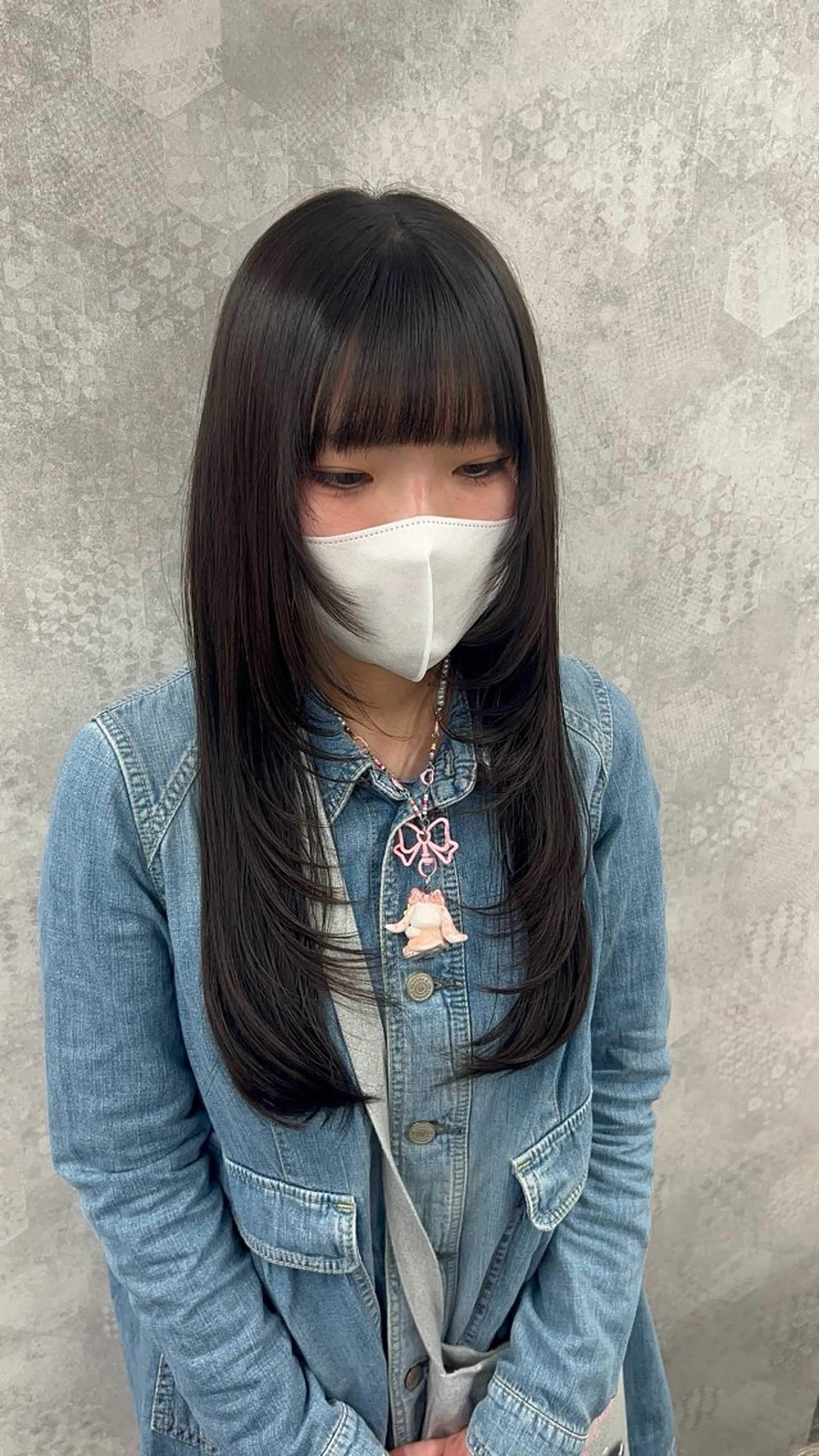 ロング カット トリートメント 💗ツヤ髪ハイトーン 💗RIKOのヘアスタイル