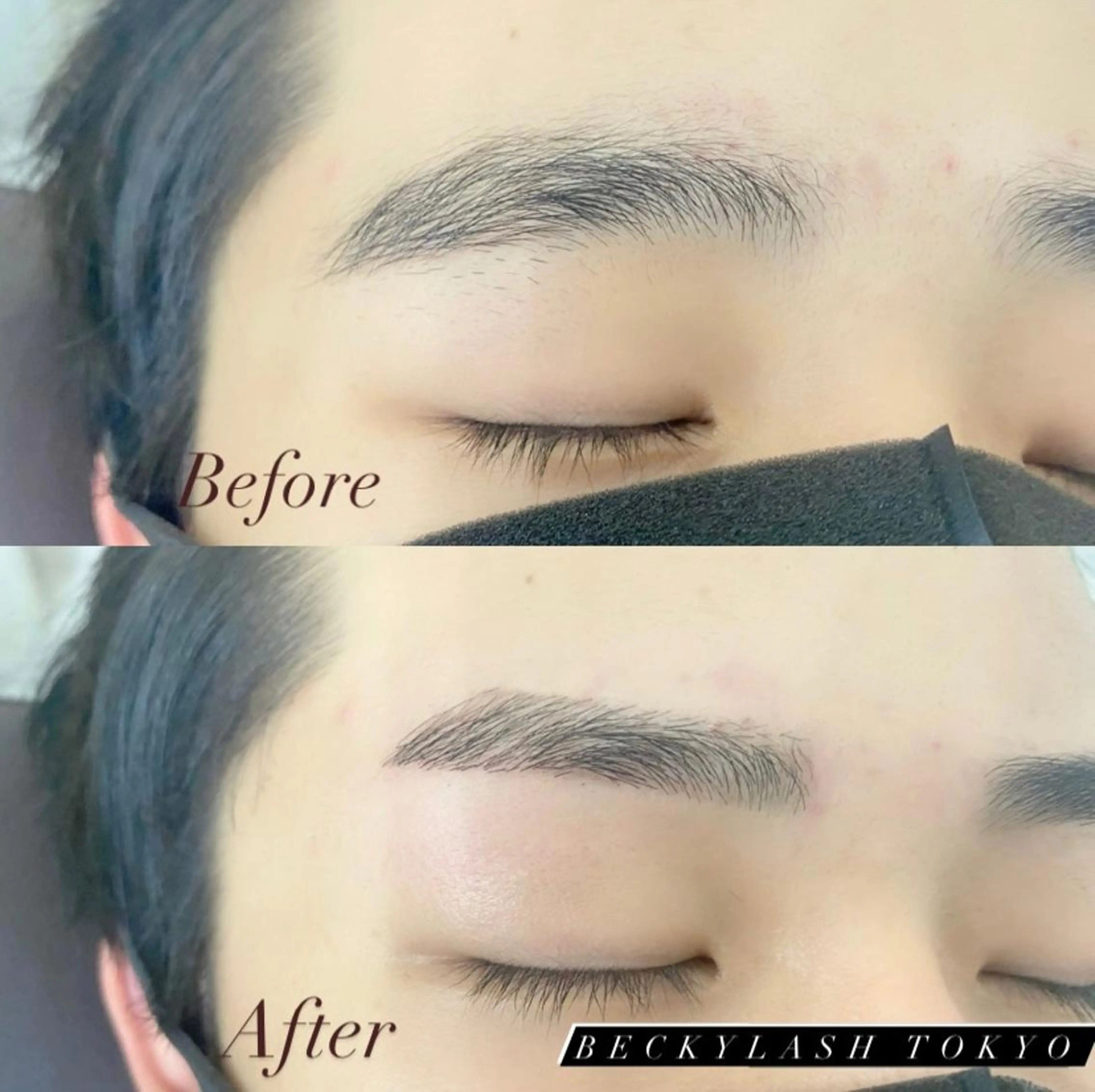 メンズ マツエク・マツパ 太田 BeckyLashのマツエク・マツパデザイン