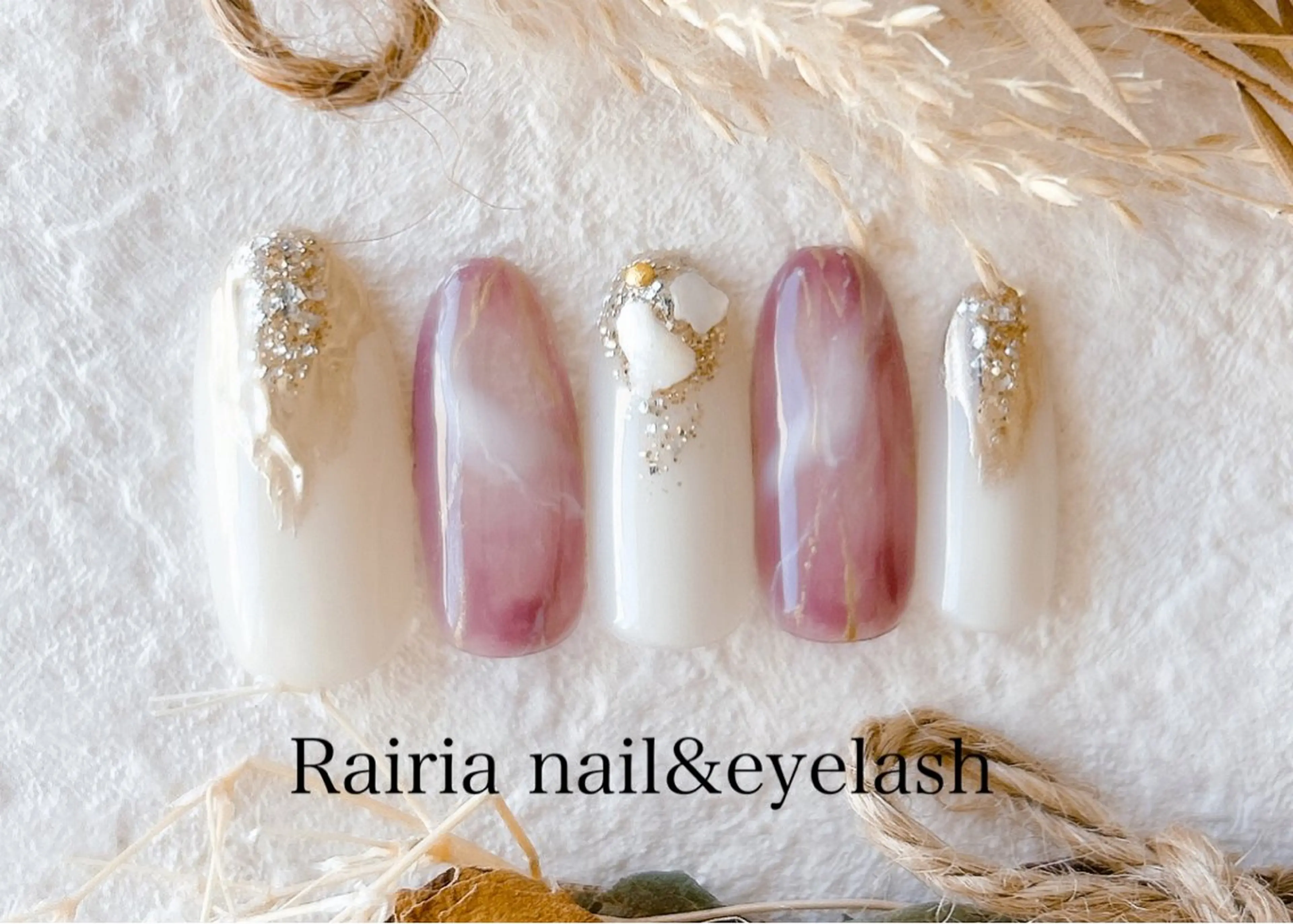 ネイル アートネイル ジェルネイル 持ち込み ニュアンスネイル パラジェル Rairia nail本八幡店のネイルデザイン
