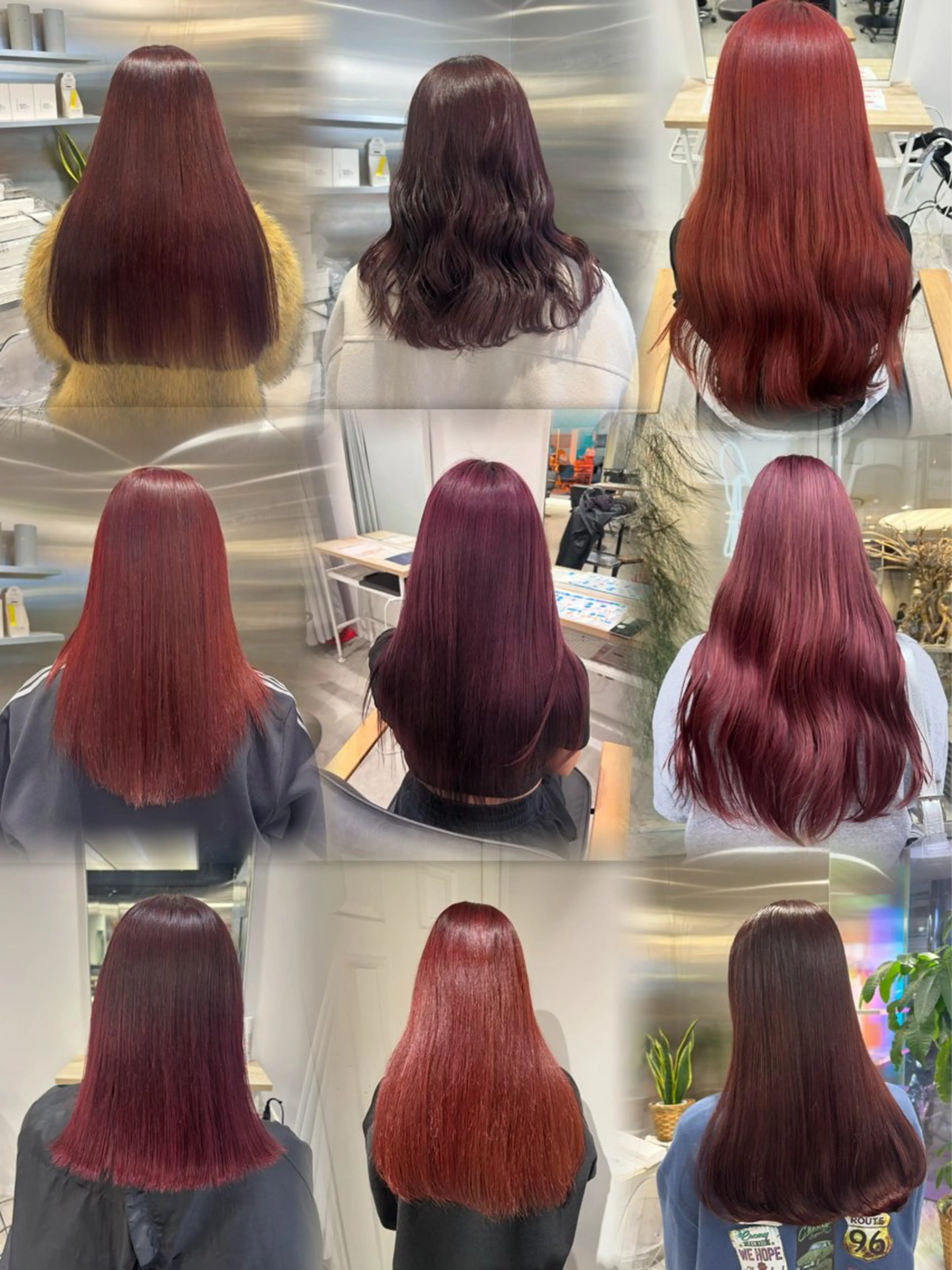 暖色カラーの写真