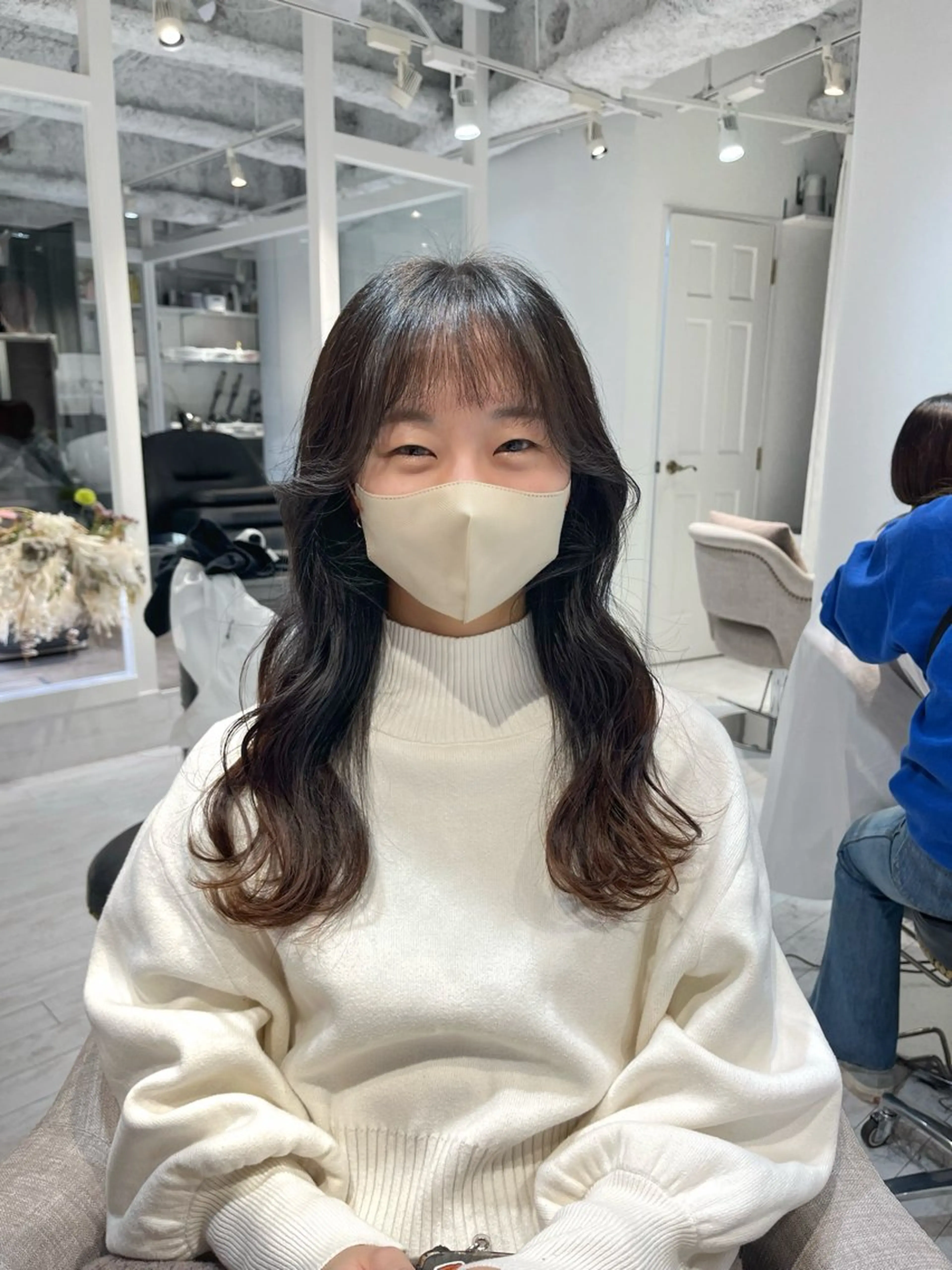 セミロング ボブ/レイヤー/ 茉莉花のヘアスタイル