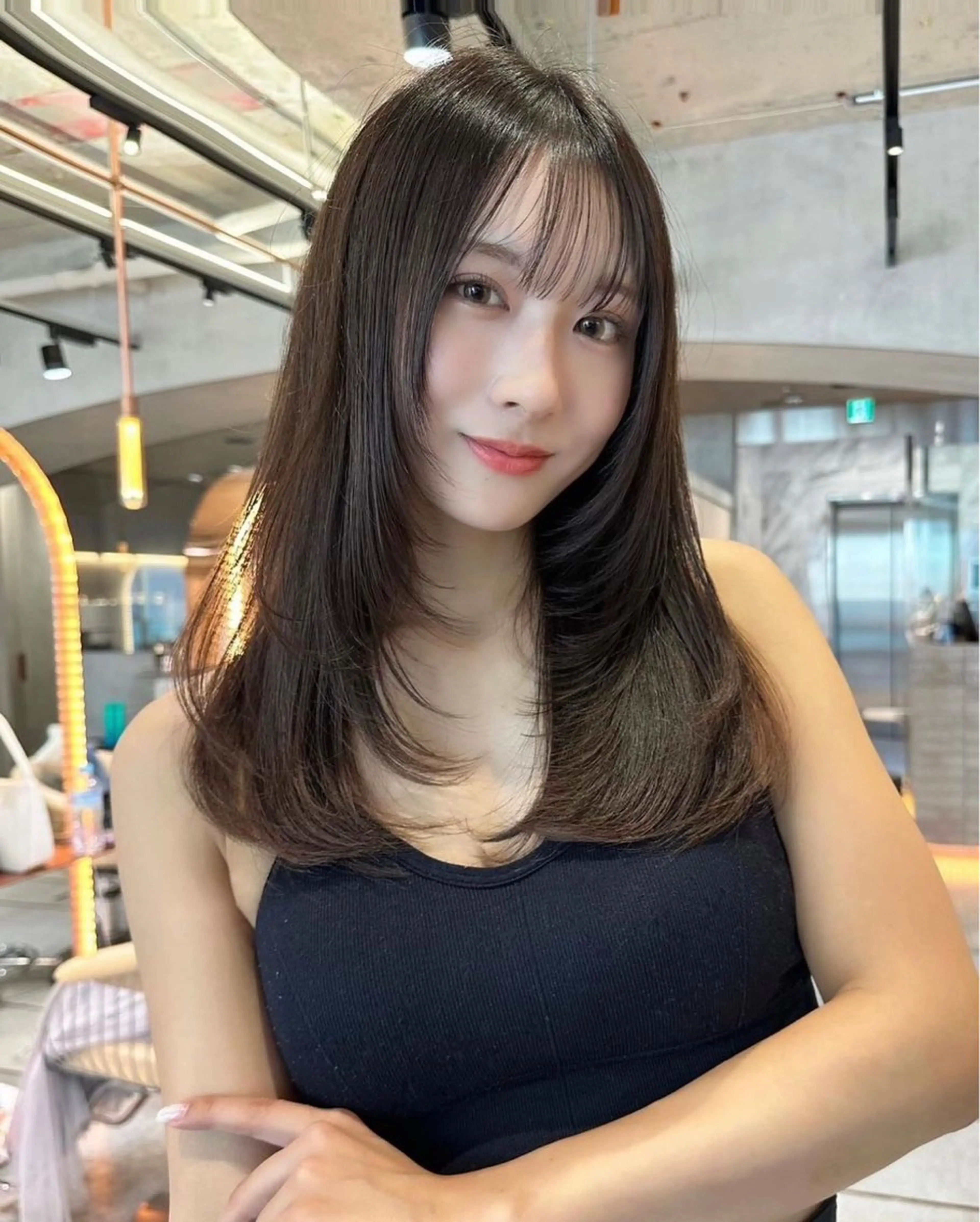 カット💇‍♀️＋美髪縮毛矯正🌈＋1STEPトリートメント✨の写真