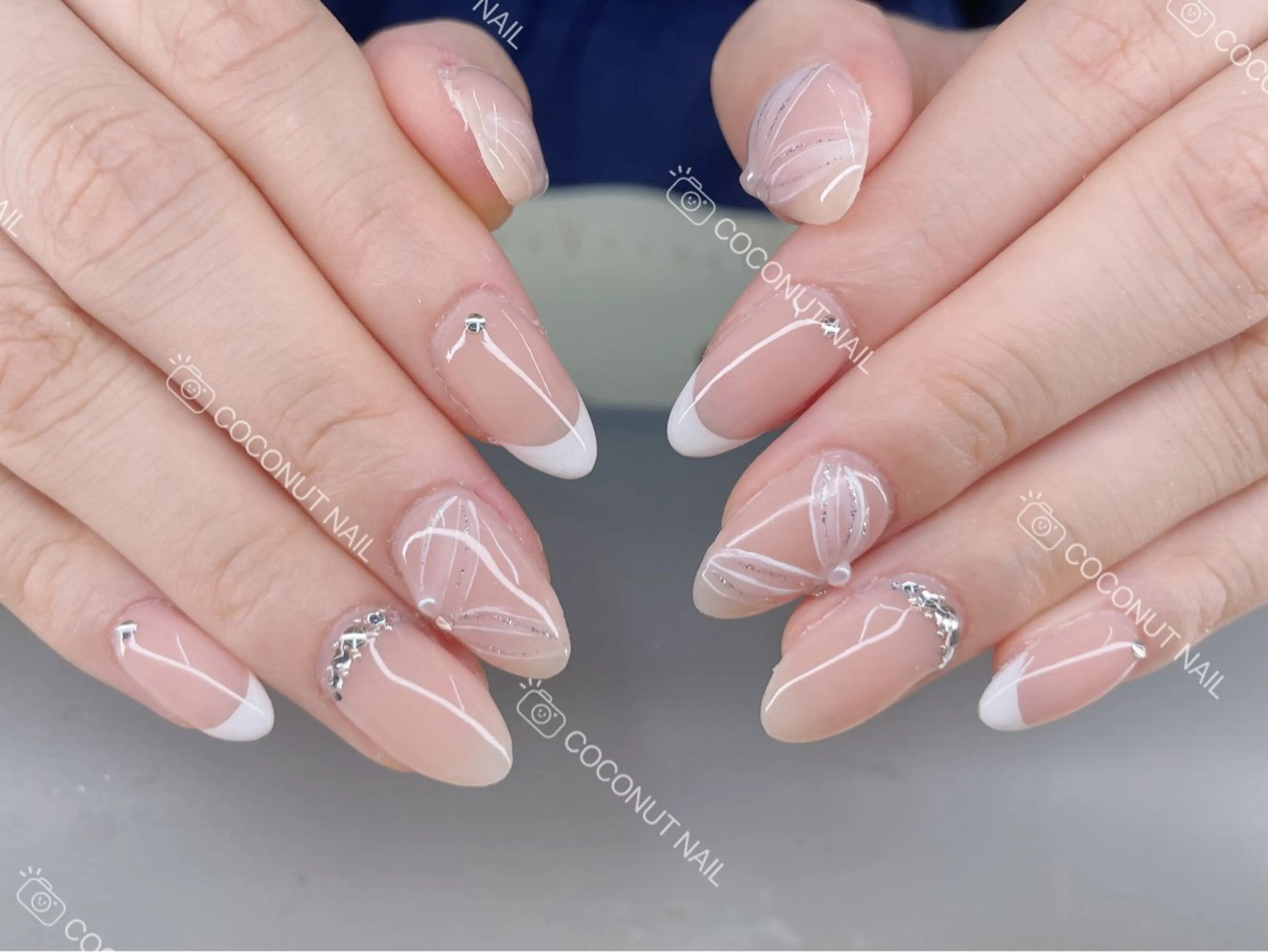 ネイル ハンドネイル 神田 ココナッツのネイルデザイン