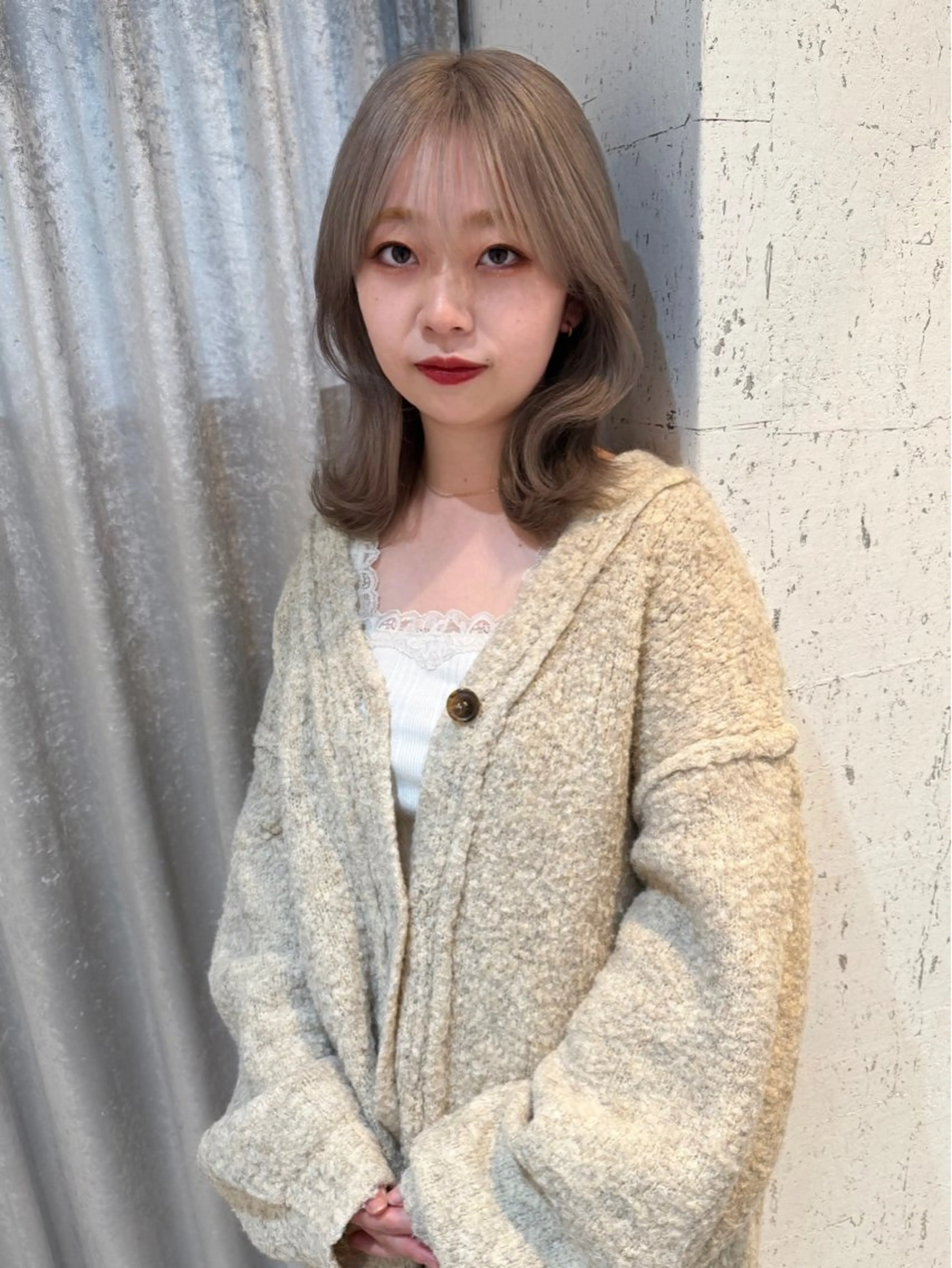 ミディアム カラー カット ヘアカラー トリートメント mai / linoah˚✧のヘアスタイル