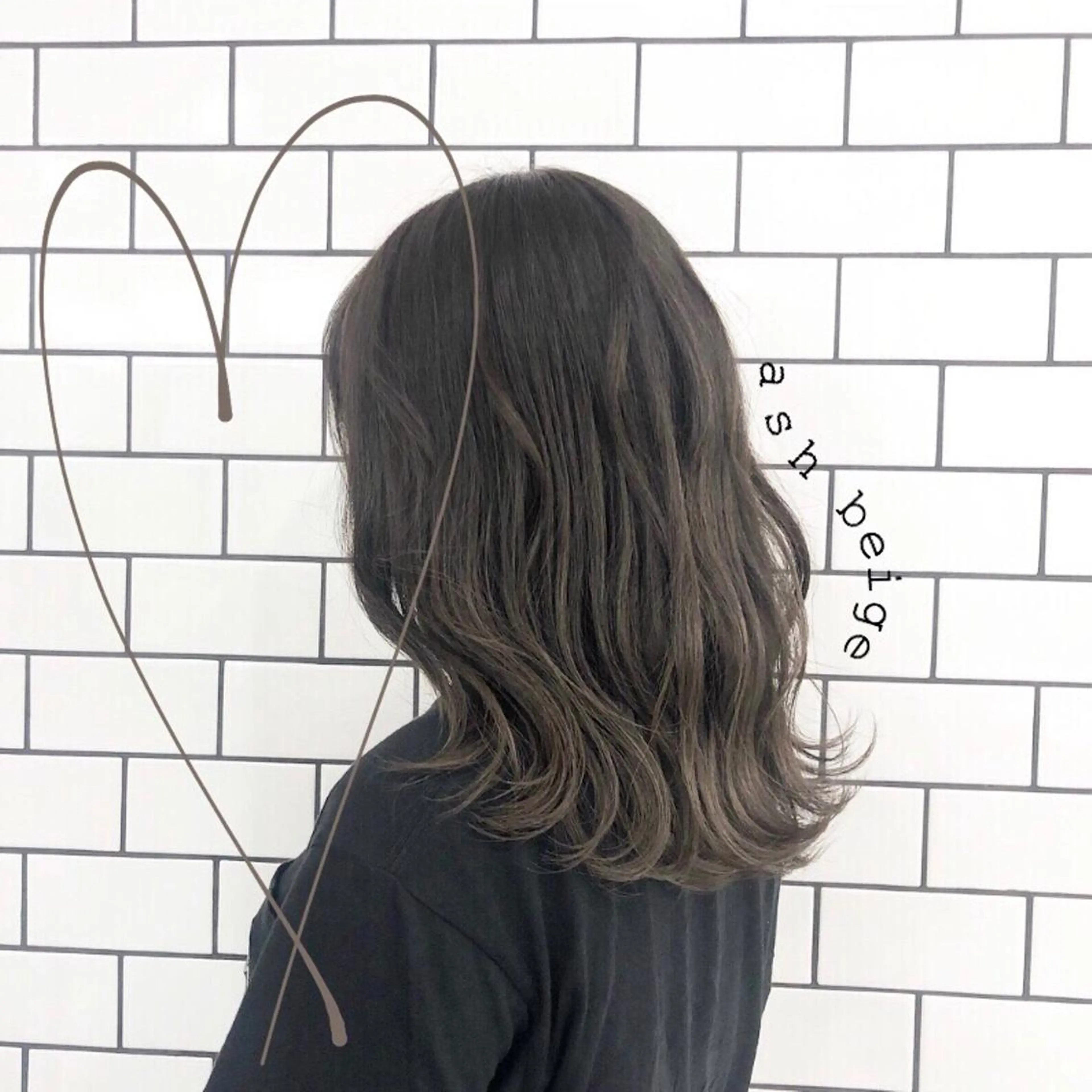 ミディアム カラー お洒落パーマ/ 艶カラー/michiのヘアスタイル