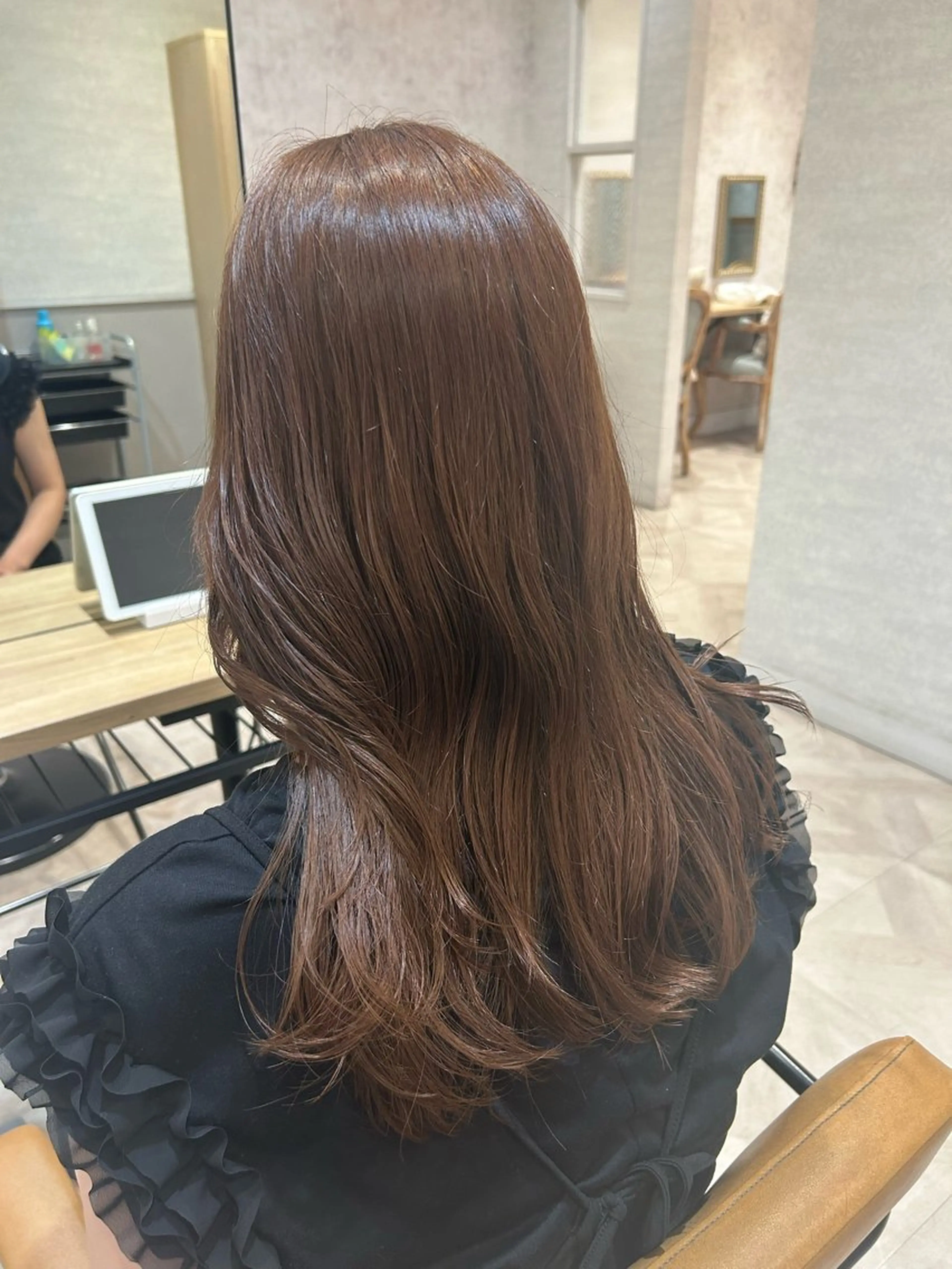 ロング カラー ブラウンカラー La Bonheur hair Olivier北千住店【ラボヌールヘアーオリヴィエ】所属・RAN 🎀のヘアスタイル