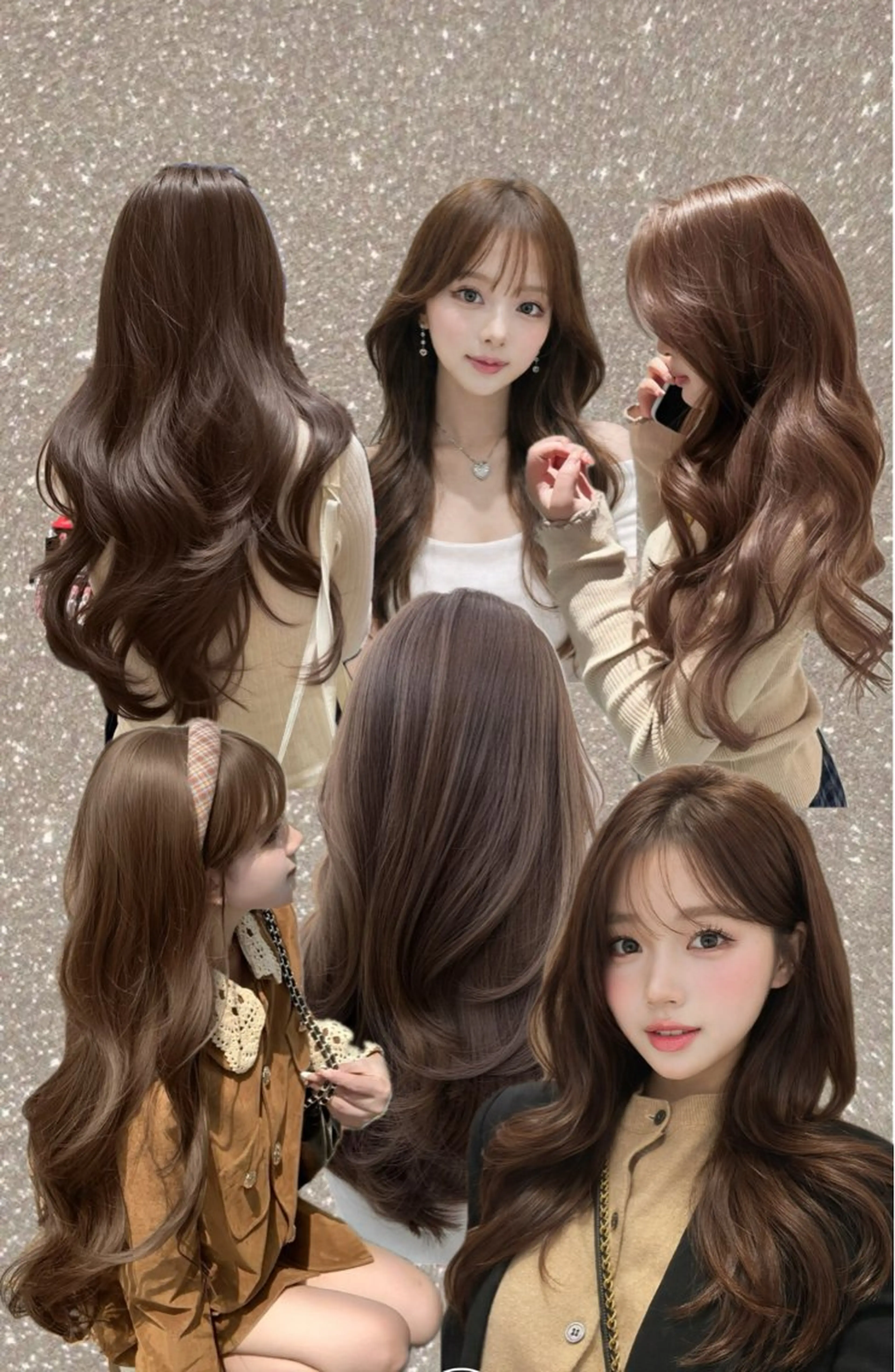 セミロング カラー ヘアアレンジ ベージュカラー ブリーチ ブラウンカラー ショコラベージュ ミルクティーベージュ ヘアカラー トリートメント ヘアセット 艶カラー の達人のヘアスタイル