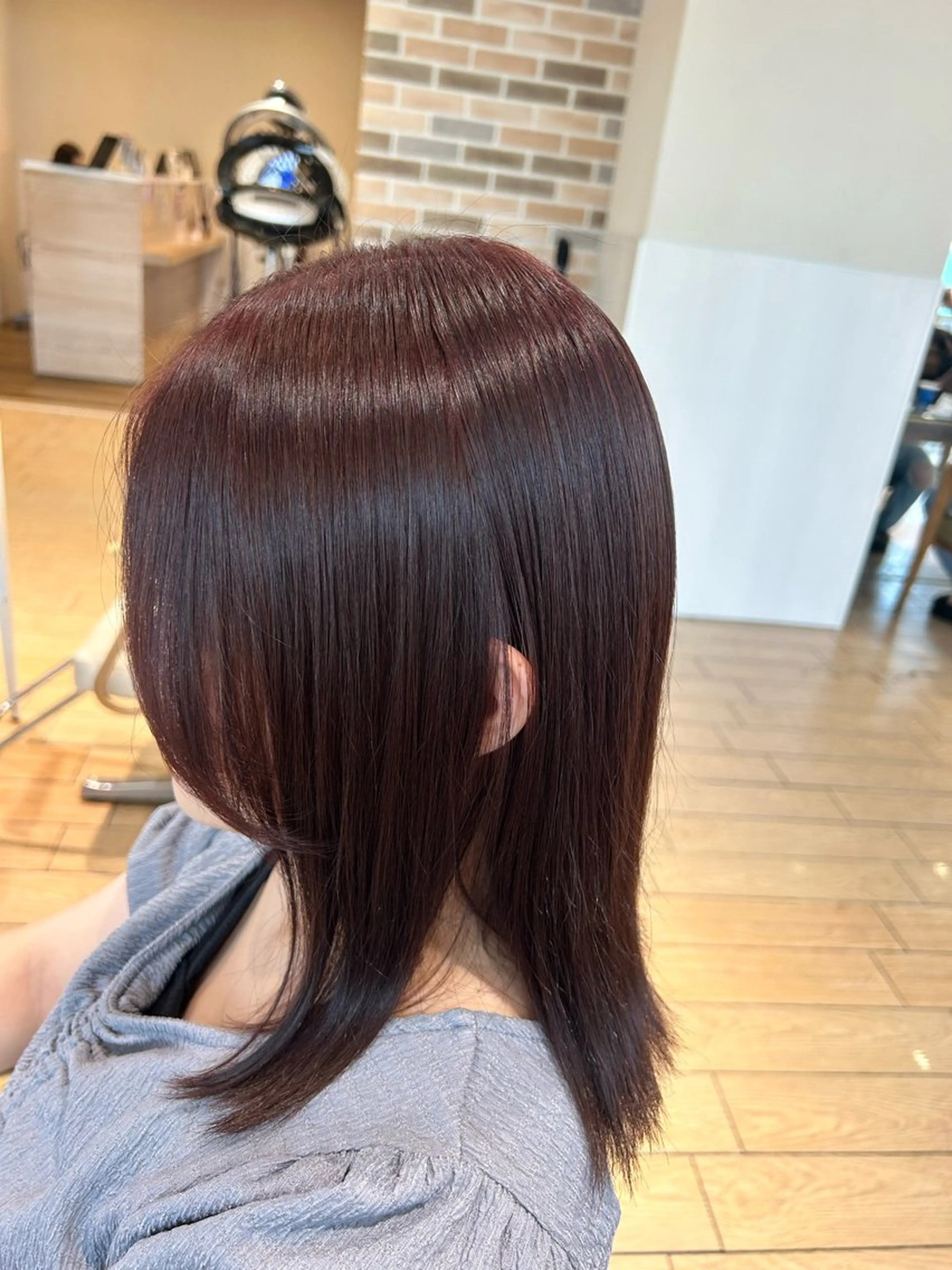 ✨2STEPトリートメント付き✨️暖色🍊艶カラー❤️＋頭皮マッサージ💆🏻‍♀️の写真