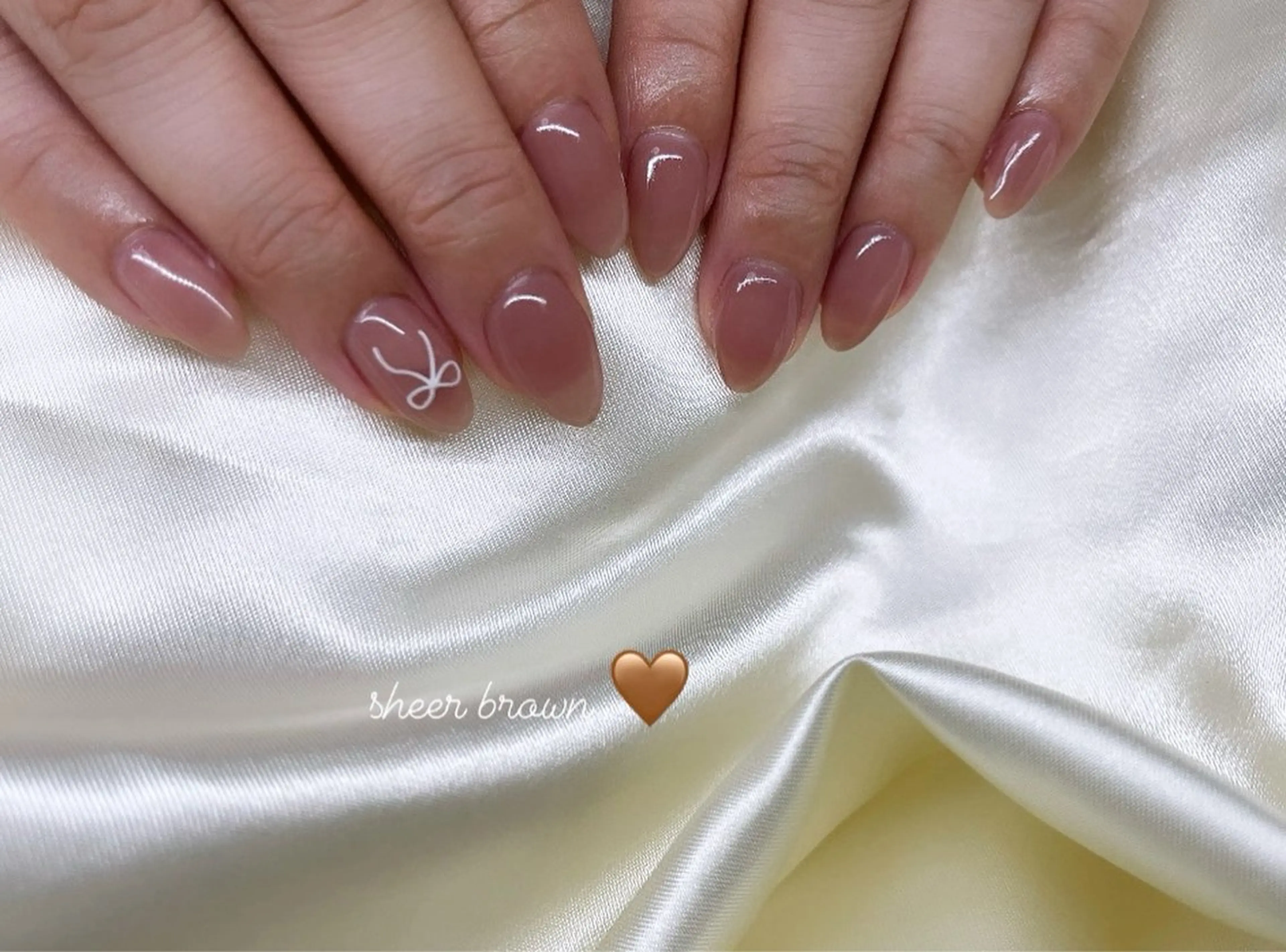 ネイル リボン ハンドネイル shoushou ￤ｼｭｼｭのネイルデザイン