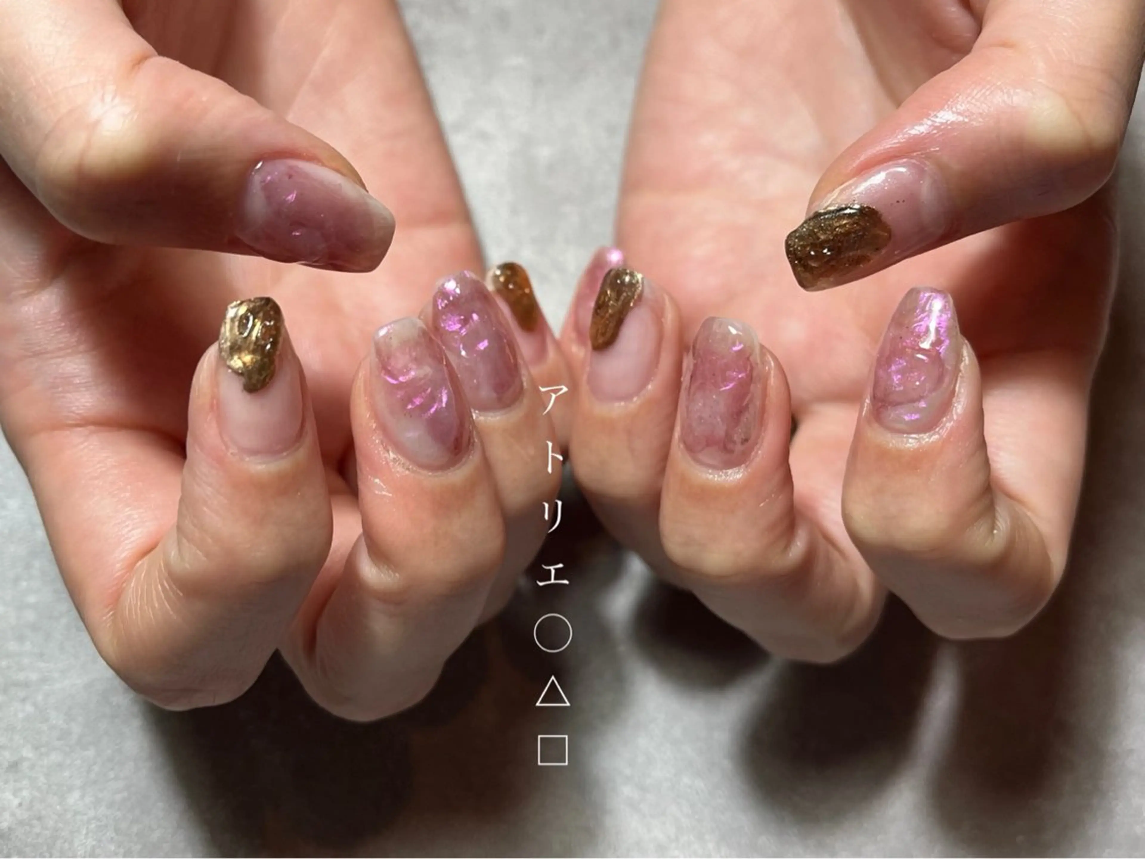 ネイル ハンドネイル アトリエ ○△□のネイルデザイン