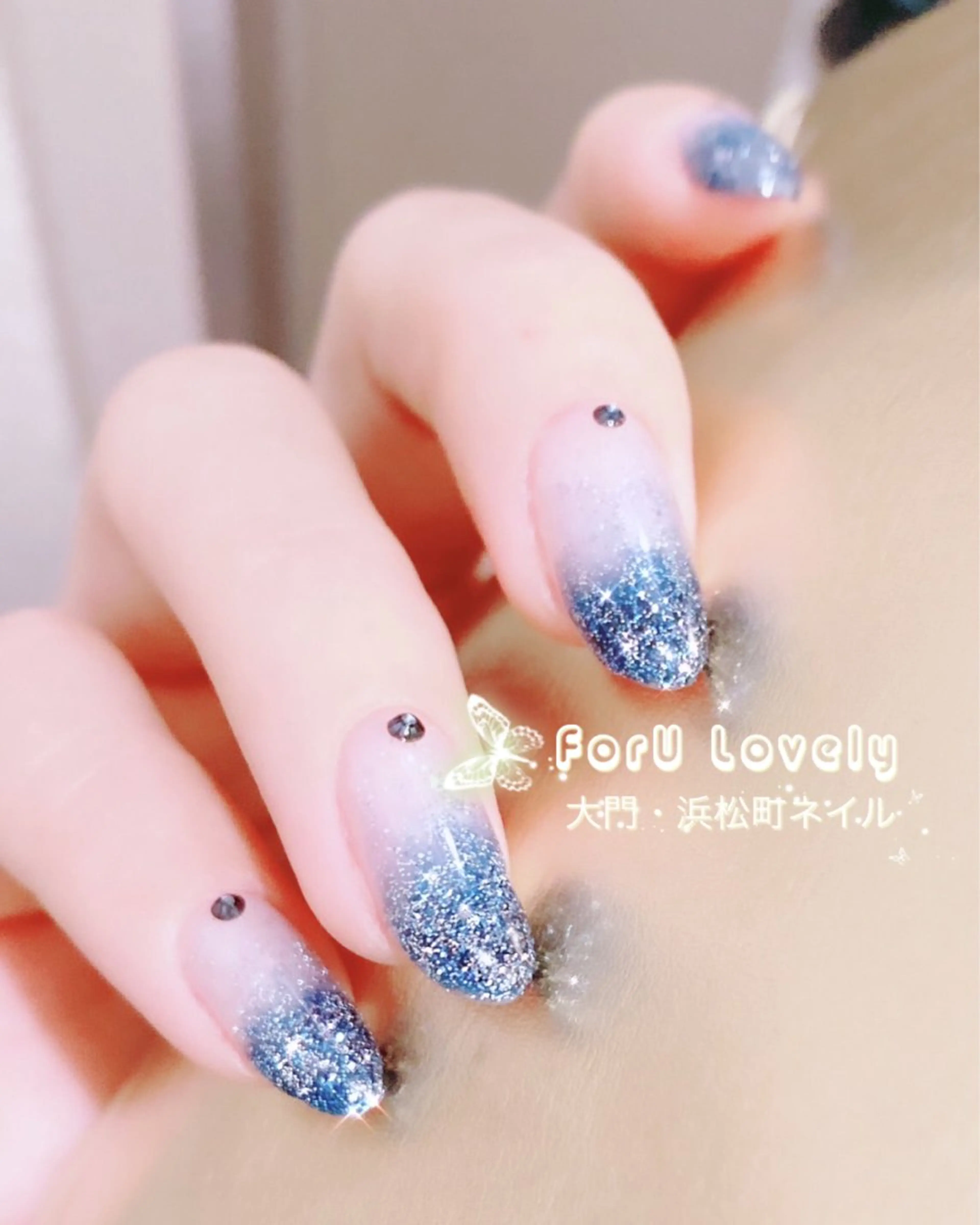 ネイル 桜ネイル フットネイル フレンチネイル ジェルネイル ラメ(グリッター) ハンドネイル ハンドケア 大門浜松町 ネイルのネイルデザイン