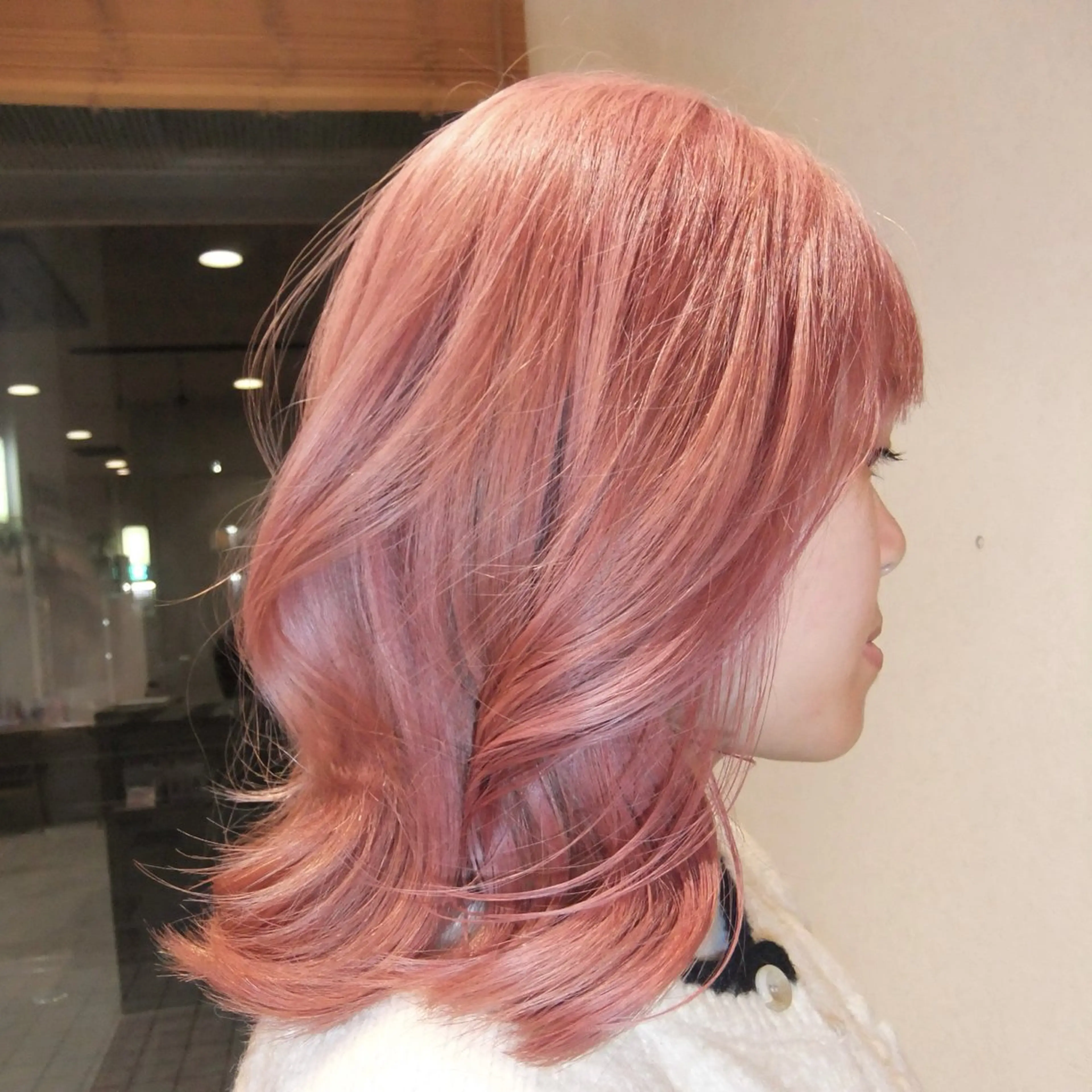 ミディアム カラー ヘアカラー トリートメント レイヤー/似合わせ/ yuan⟡.·のヘアスタイル