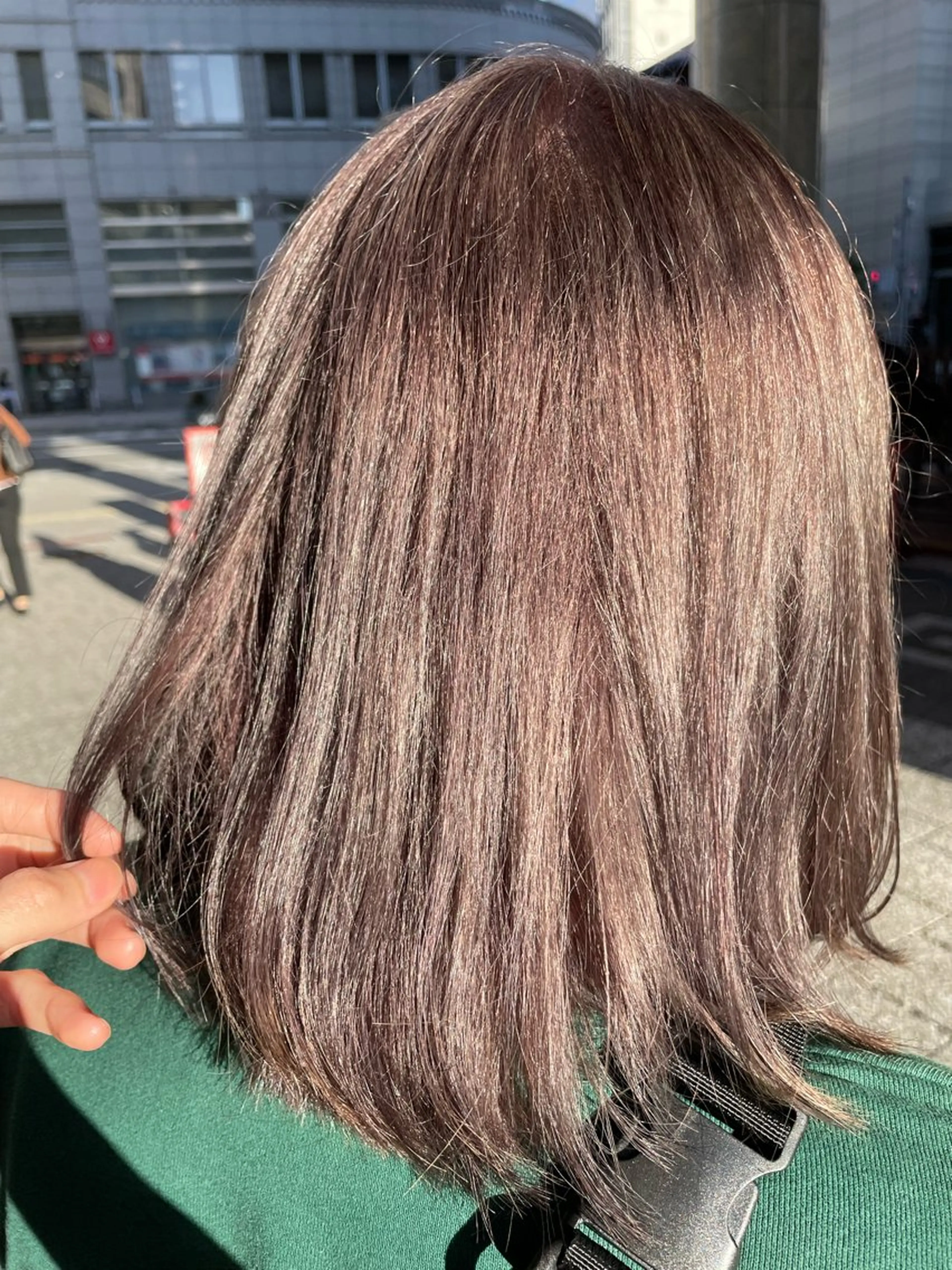 ショート カラー 透明感カラー ピンクカラー シルバー パーマ&ブリーチ /飯牟田/GEAR.のヘアスタイル