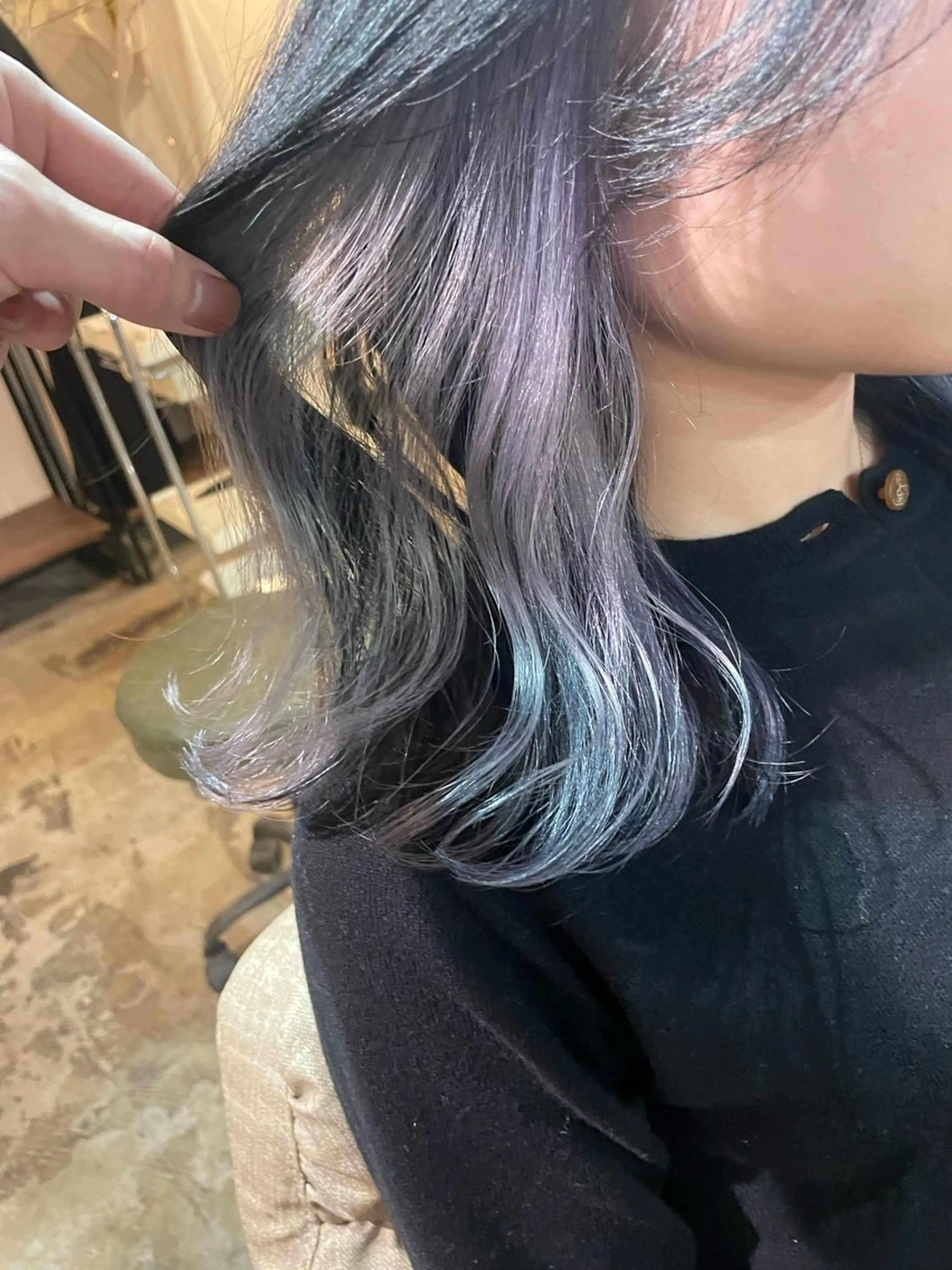 ミディアム カラー La fith hair ray所属・メンズ/パーマ/ ブリーチ/KAITOのヘアスタイル