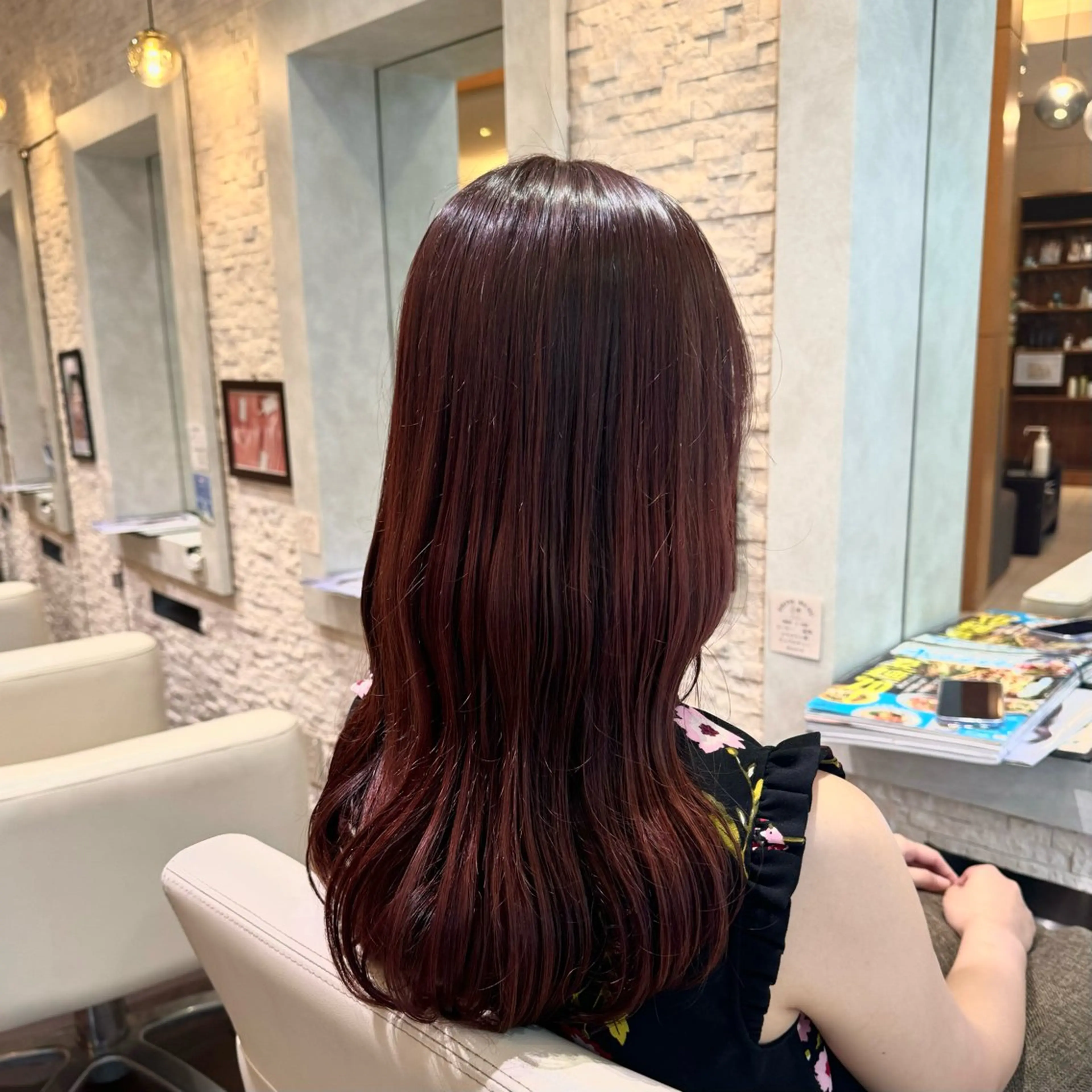 セミロング カット ヘアカラー トリートメント 💎五十嵐 千夏💎のヘアスタイル