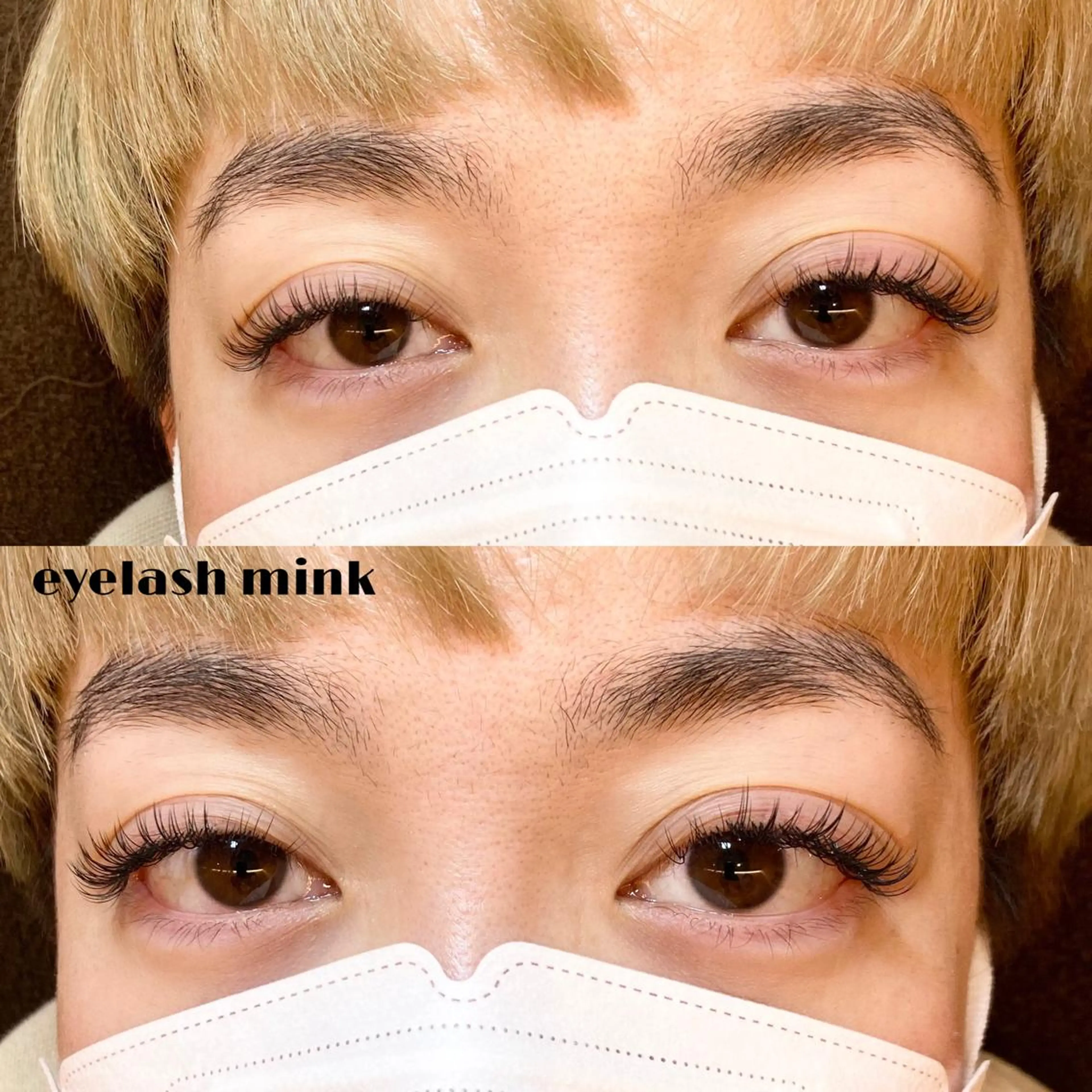 キッズ マツエク・マツパ ミンク 一重×まつ毛パーマ sola: neolive出沼のマツエク・マツパデザイン