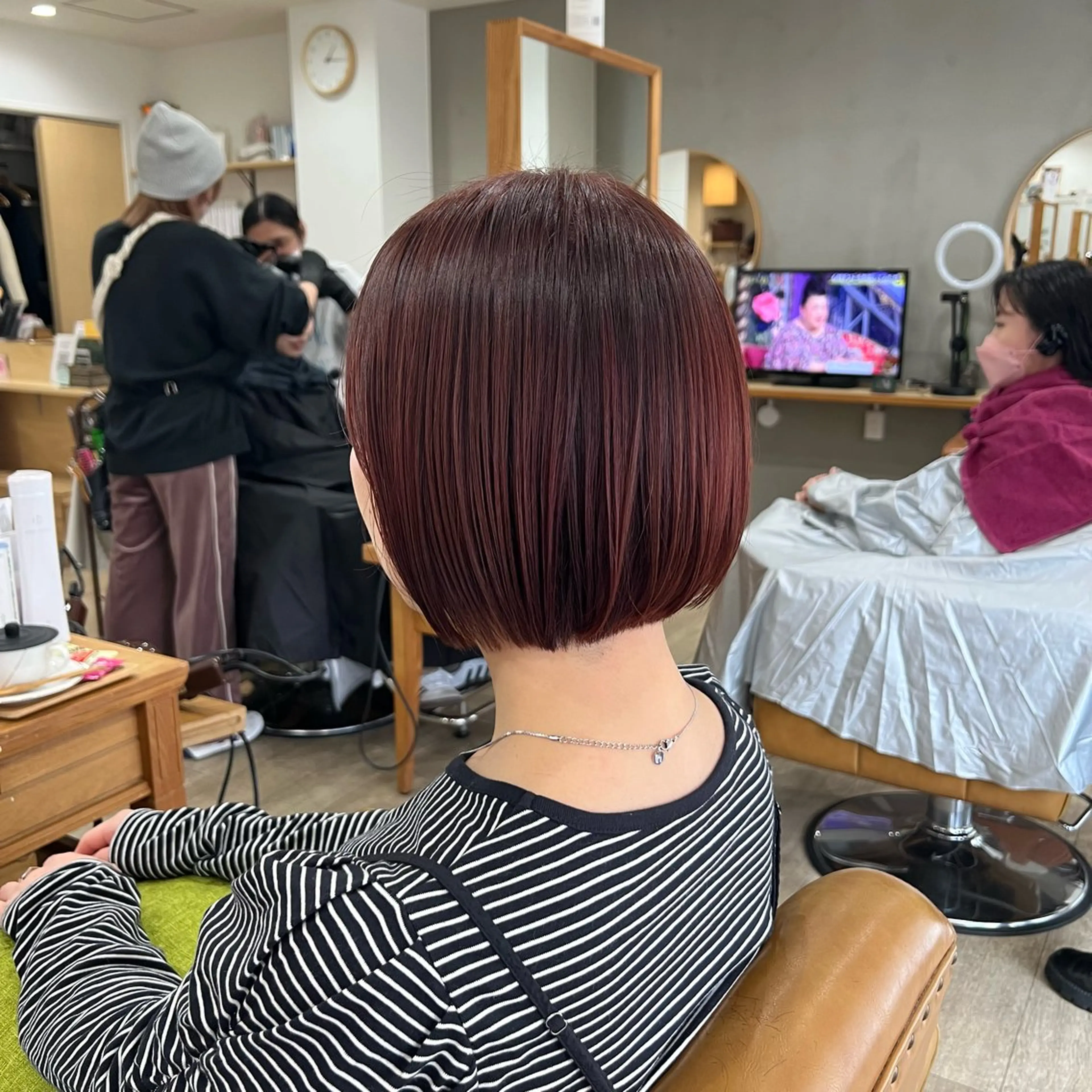 ショート カラー ヘアカラー 土井 智哉のヘアスタイル