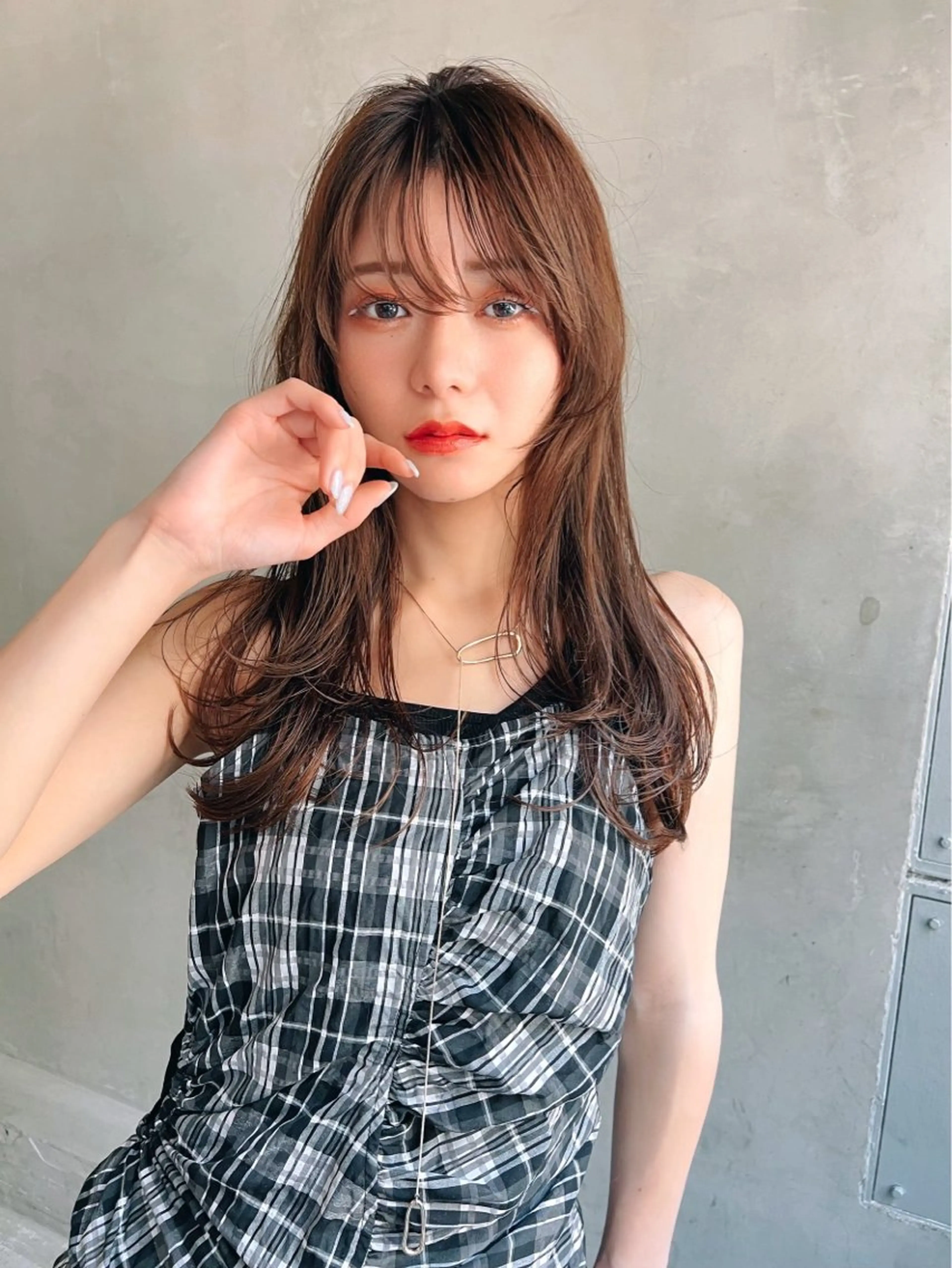 ロング カラー ヘアカラー トリートメント ヘッドスパ サラサラ美髪へ✨ RIKUTOのヘアスタイル