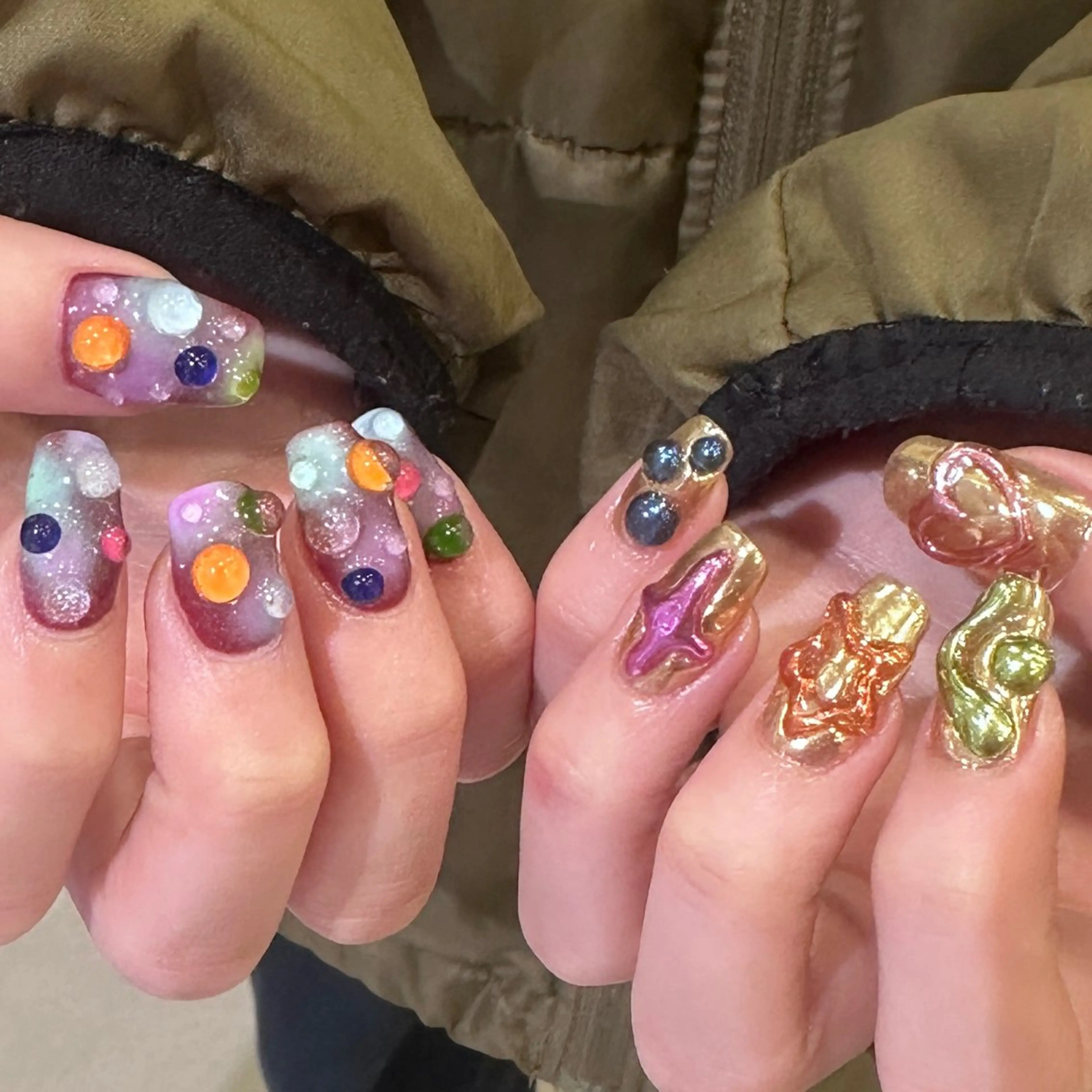 ネイル ハンドネイル 👽個性派ネイル🎀 komachiのヘアスタイル